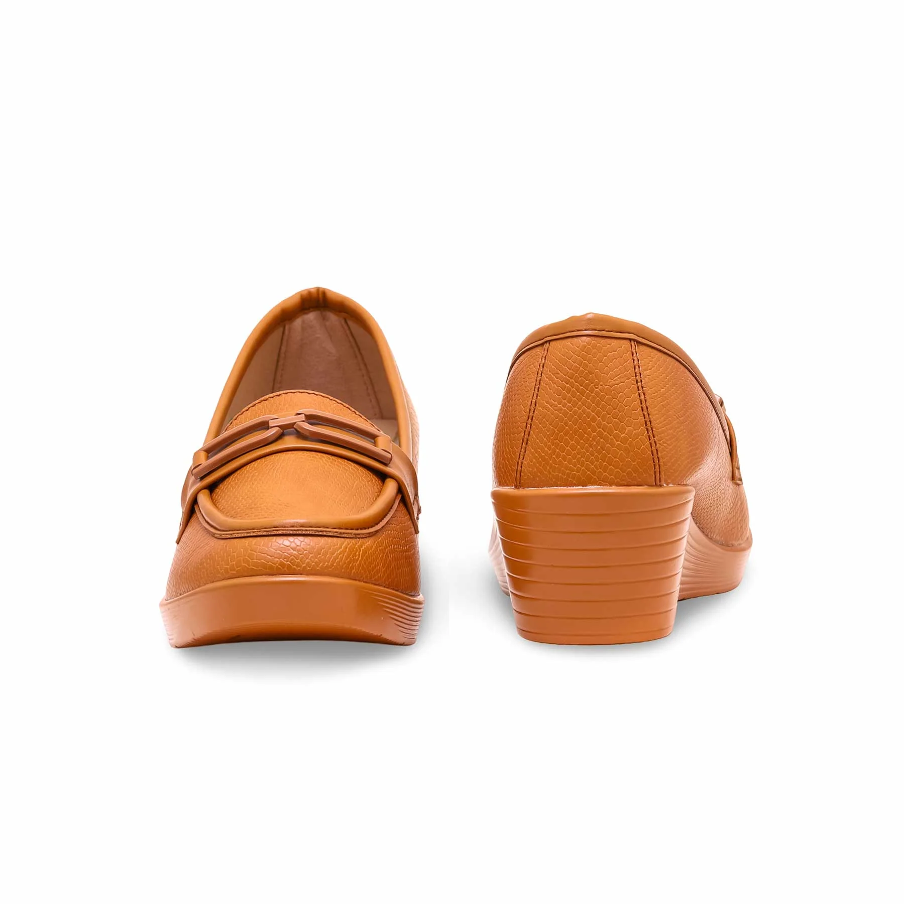 Brown Court Shoes WN7455 - Image 3