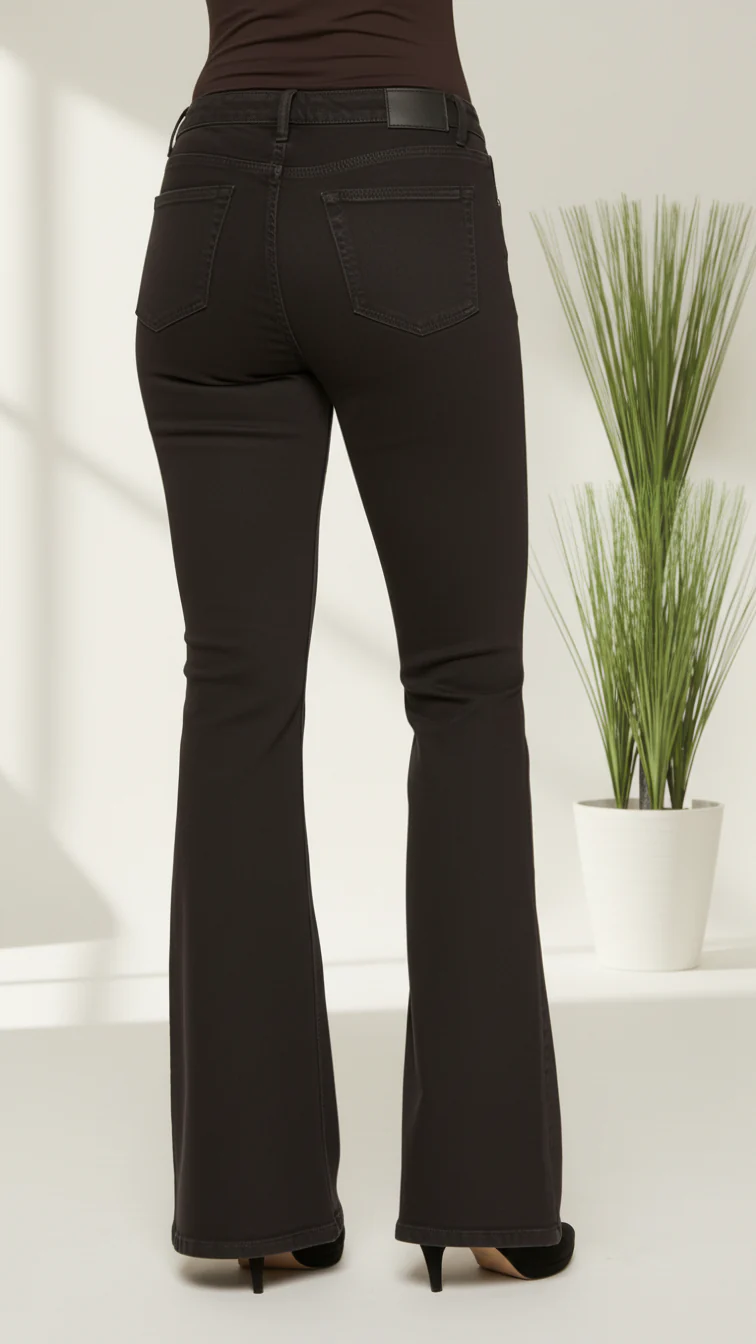 Brown Denim Pant PP6091 - Image 2