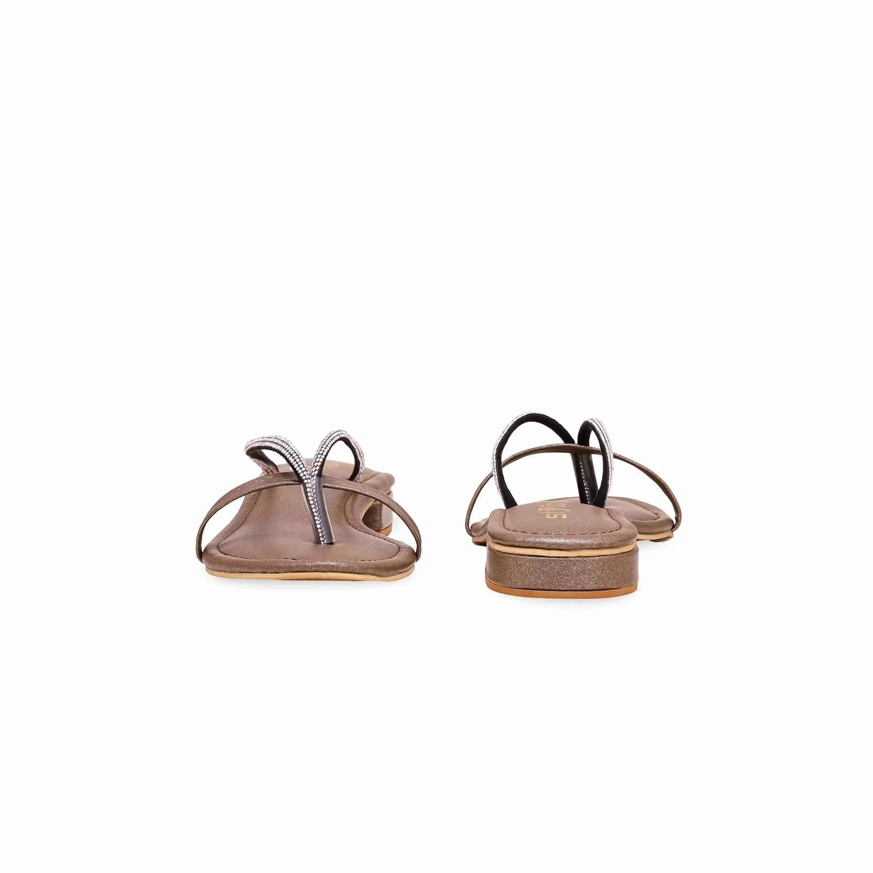 Brown Fancy Chappal FN0768 - Image 3