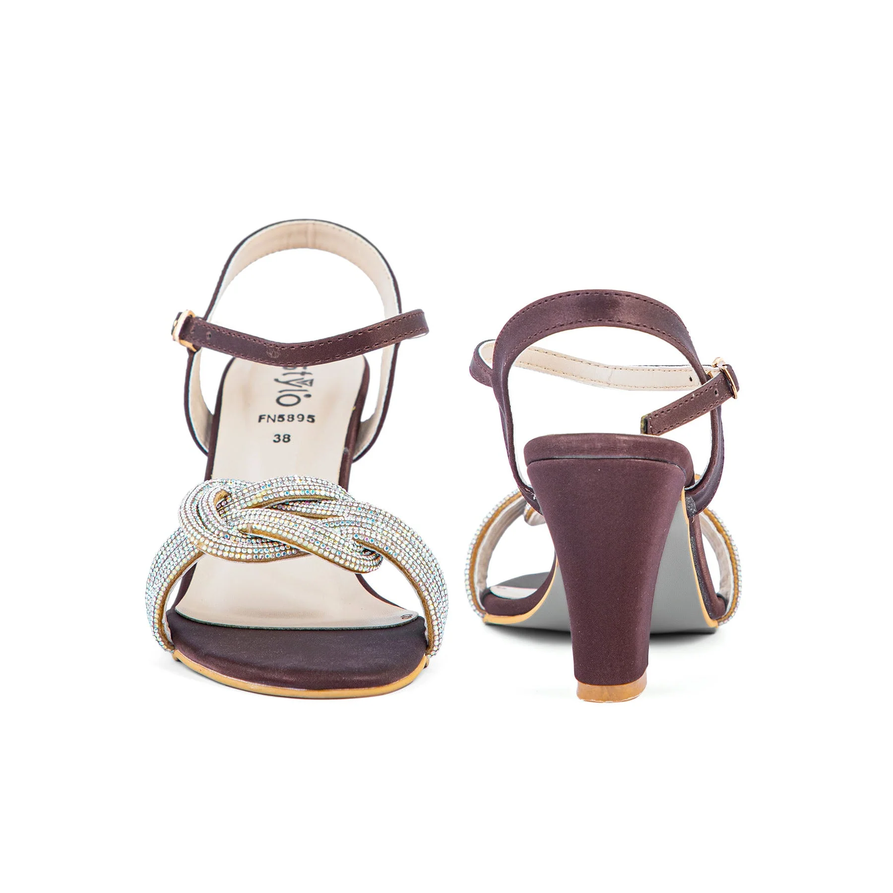 Brown Fancy Sandal FN5895 - Image 4