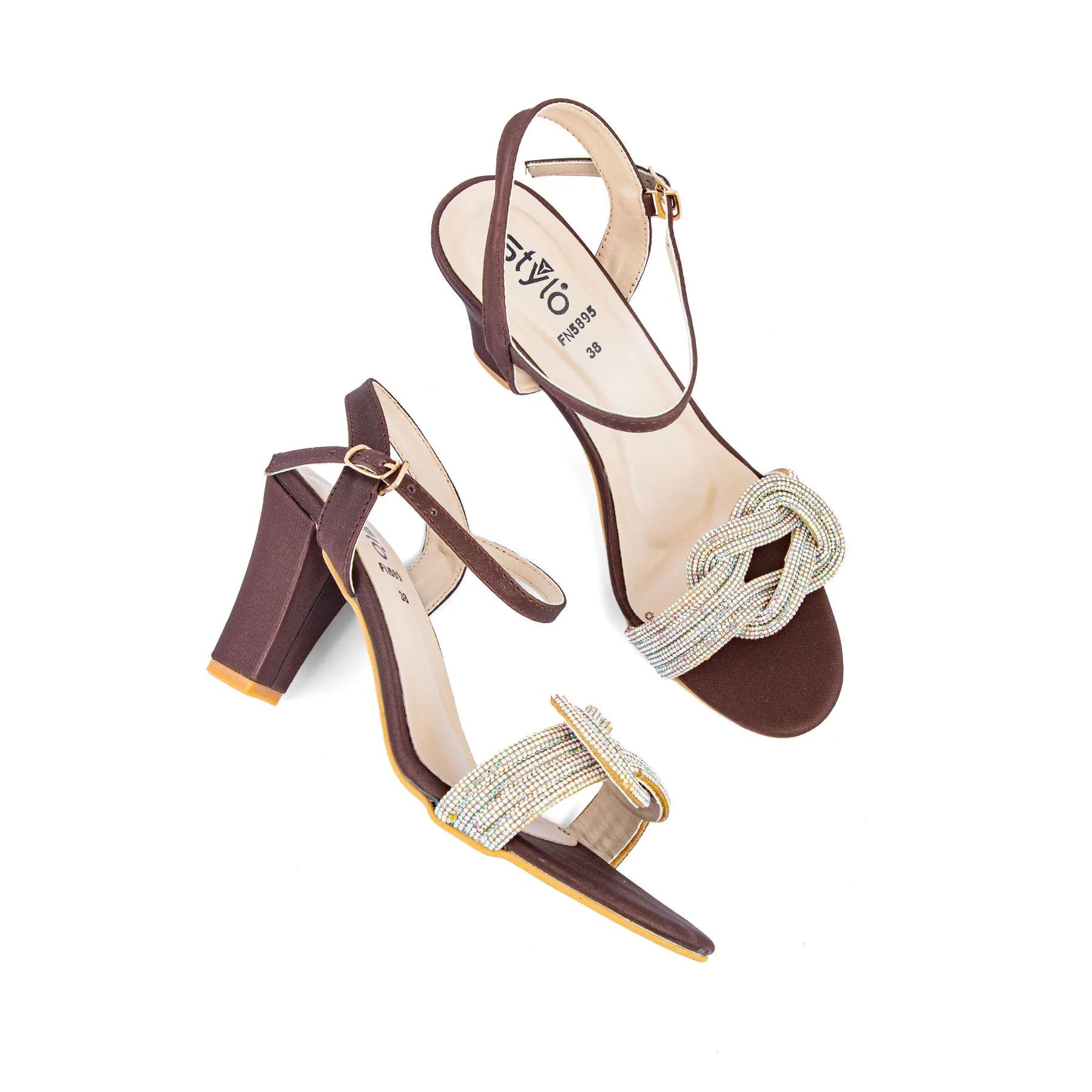 Brown Fancy Sandal FN5895 - Image 5