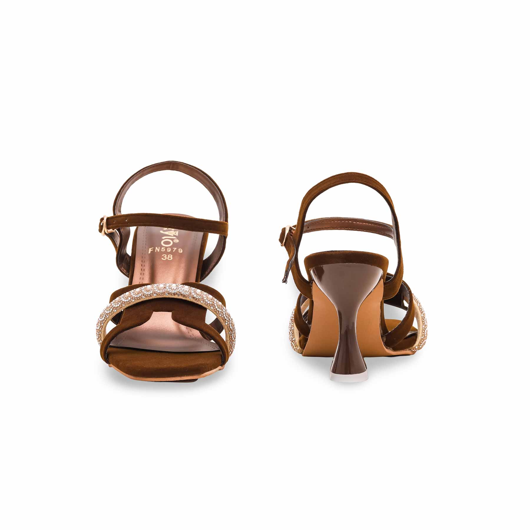 Brown Fancy Sandal FN5979 - Image 4
