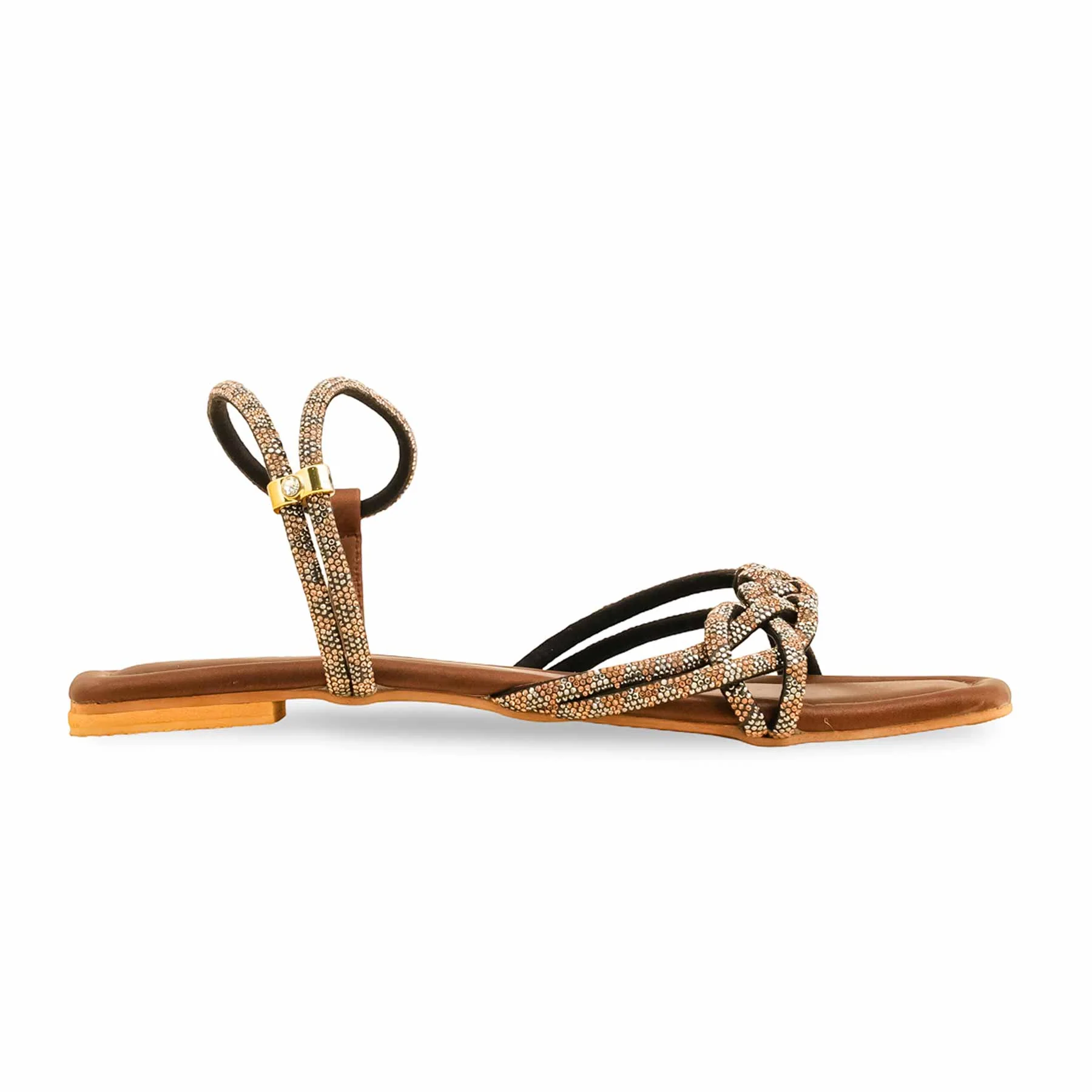 Brown Fancy Sandal FN6139 - Image 3