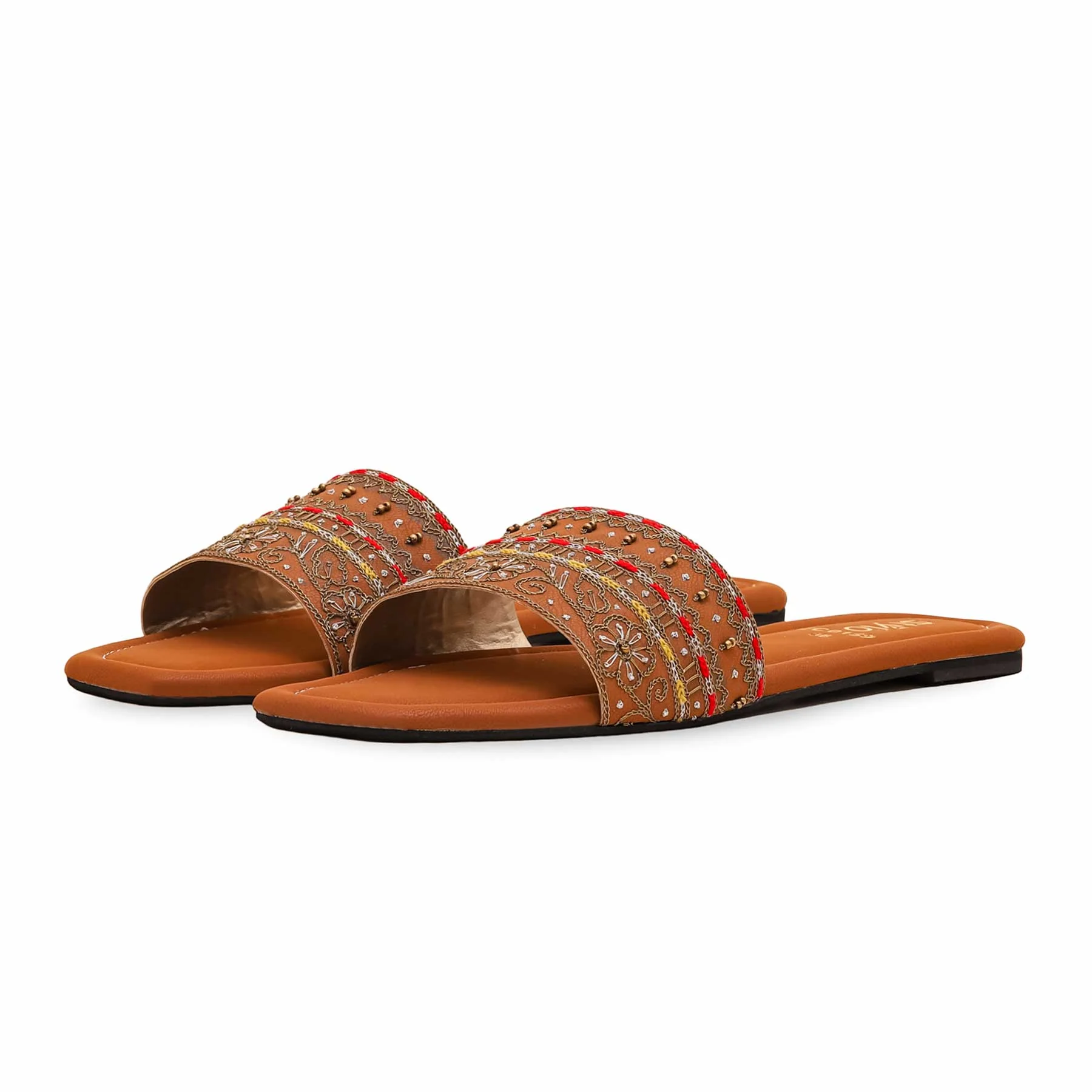Brown Fancy Slipper EC0159 - Image 2