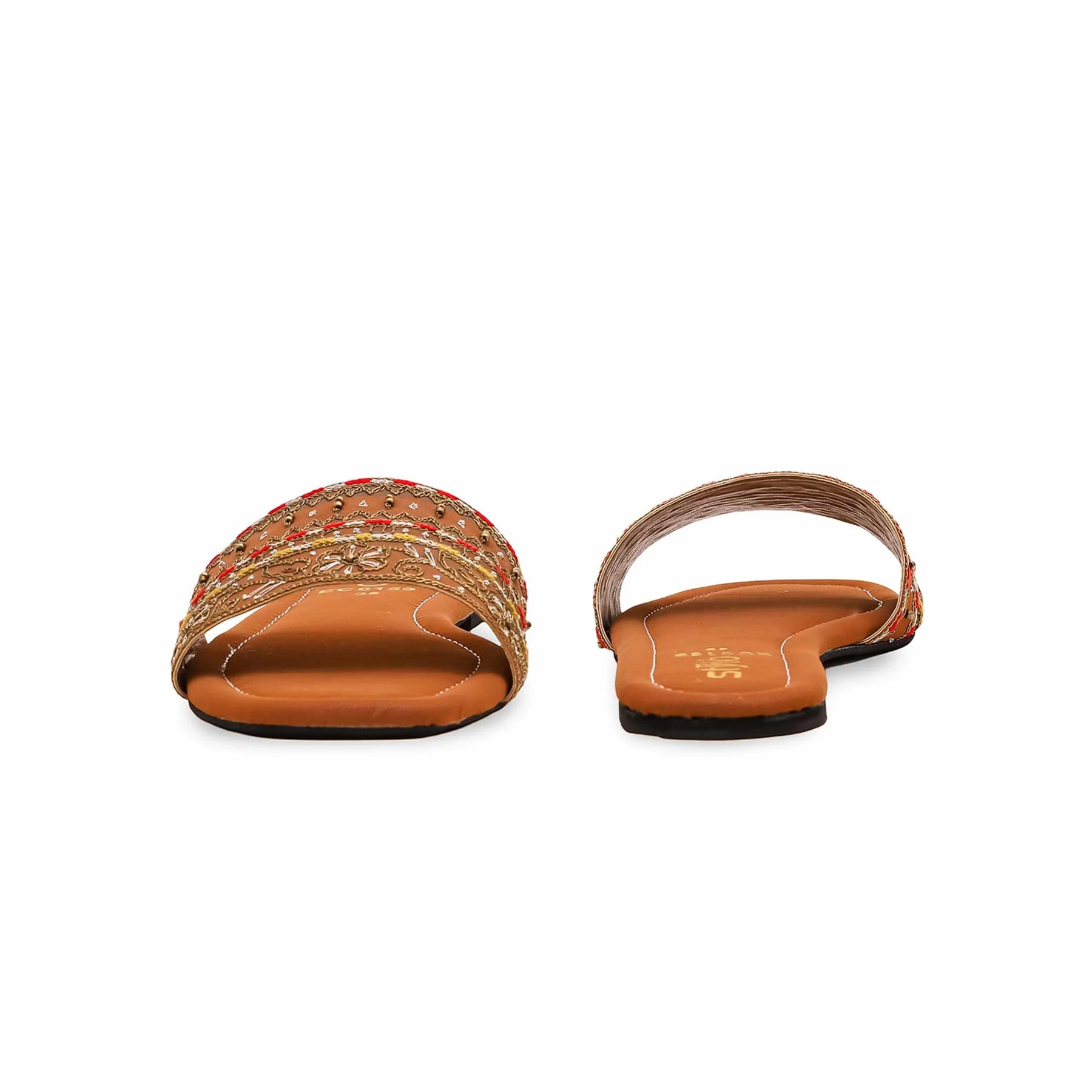Brown Fancy Slipper EC0159 - Image 3