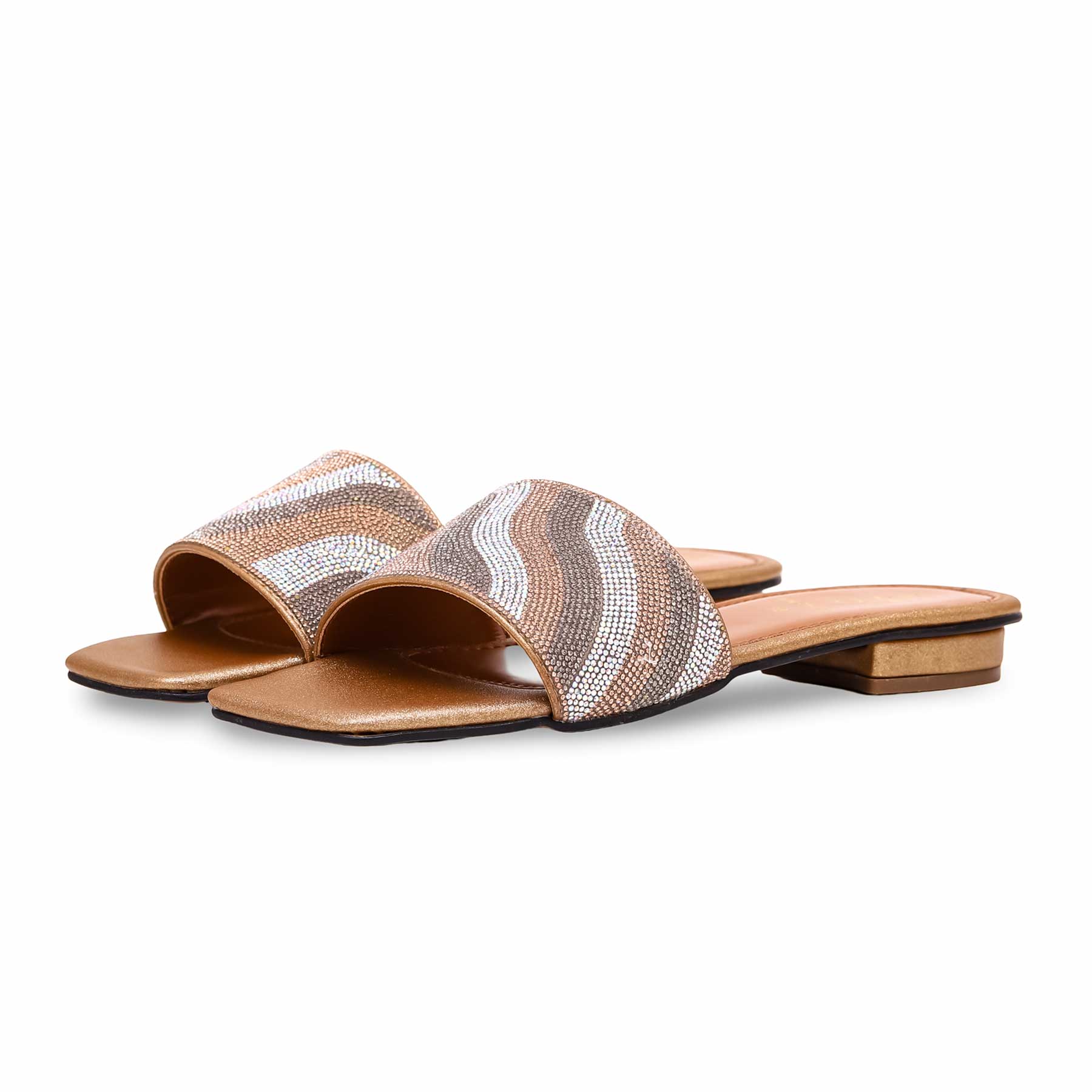 Brown Fancy Slipper FN7802 - Image 2