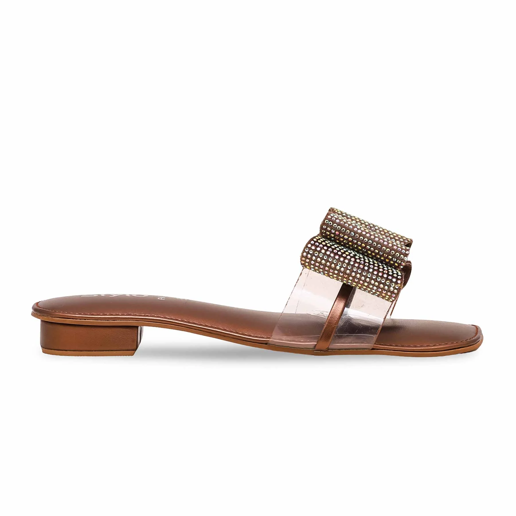 Brown Fancy Slipper FN7875 - Image 2