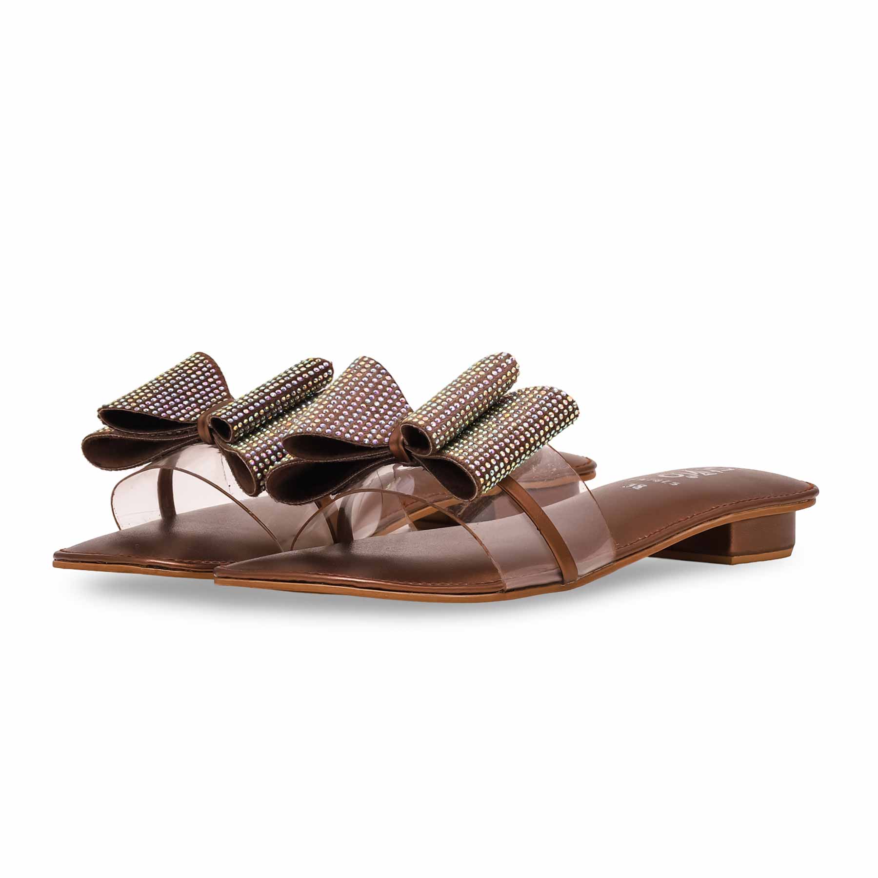 Brown Fancy Slipper FN7875 - Image 3