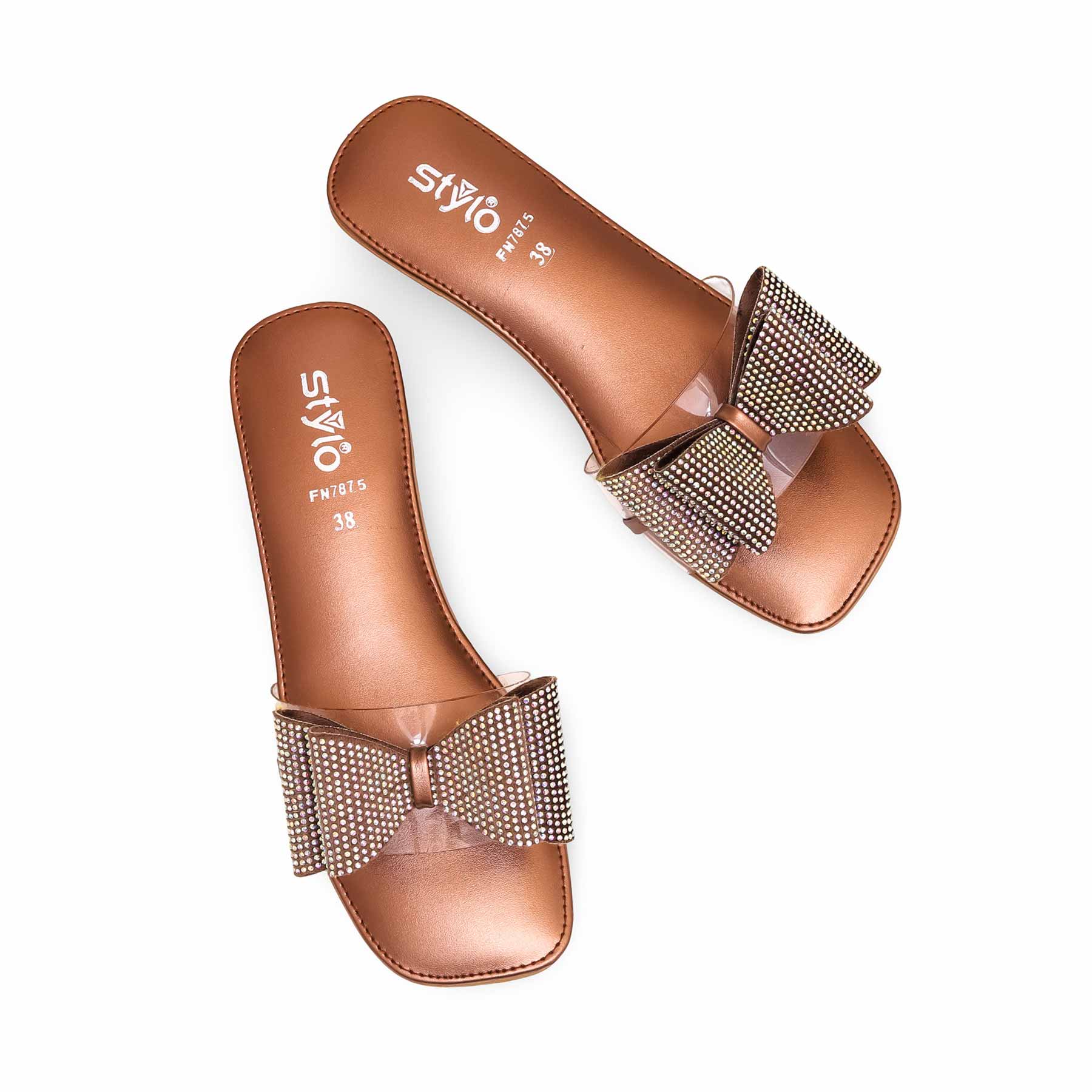 Brown Fancy Slipper FN7875 - Image 5