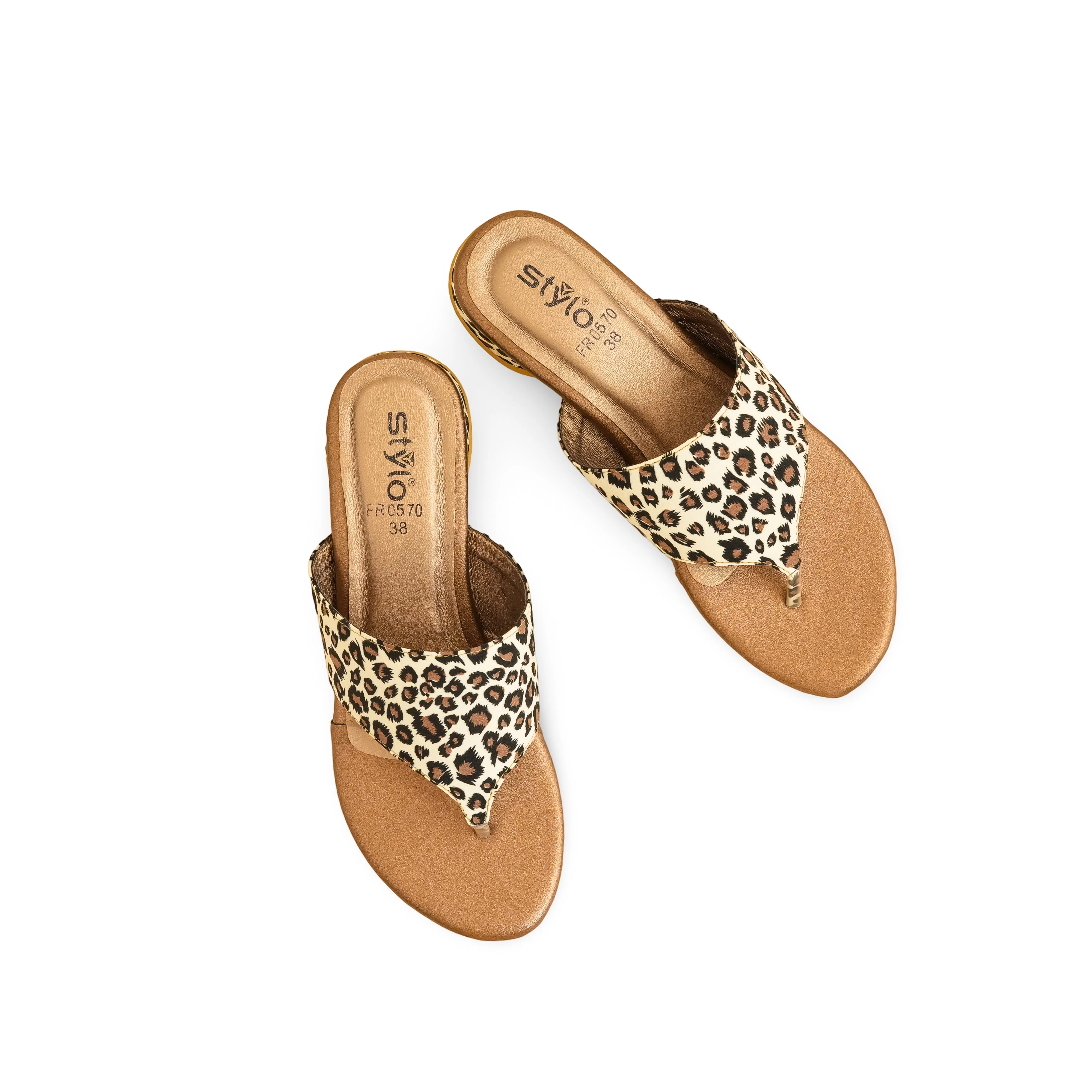 Brown Formal Chappal For Women FR0570 - Image 5