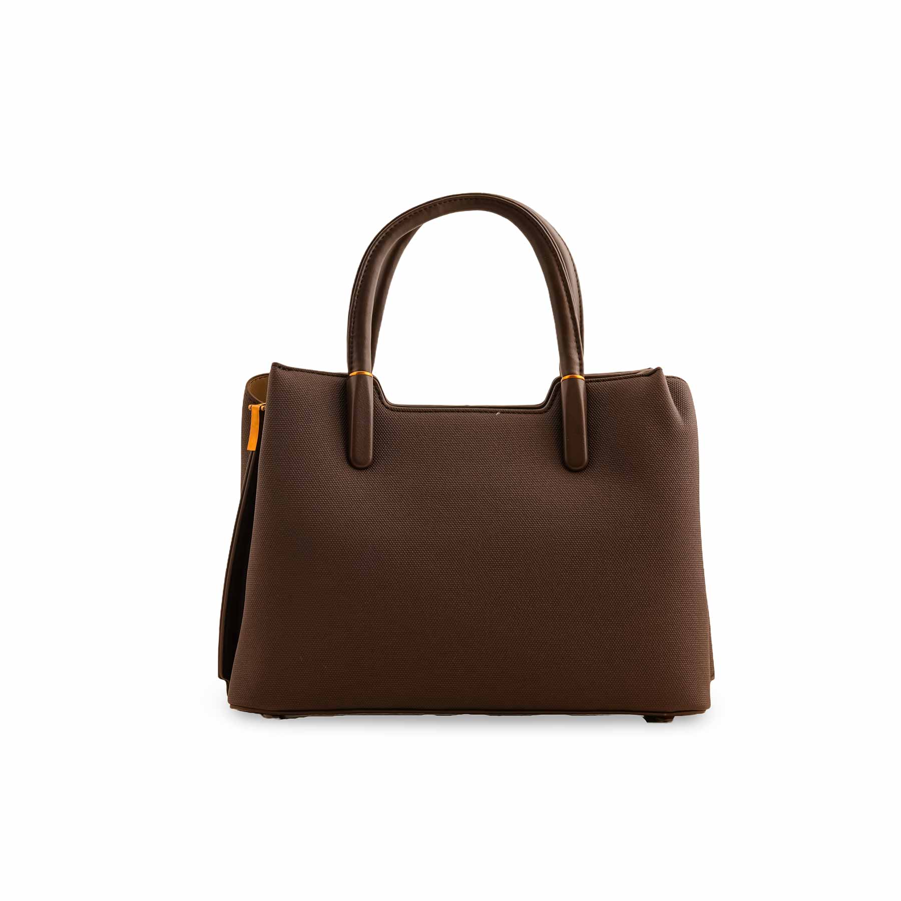 Brown Formal Hand Bag For Ladies P36378 - Image 2
