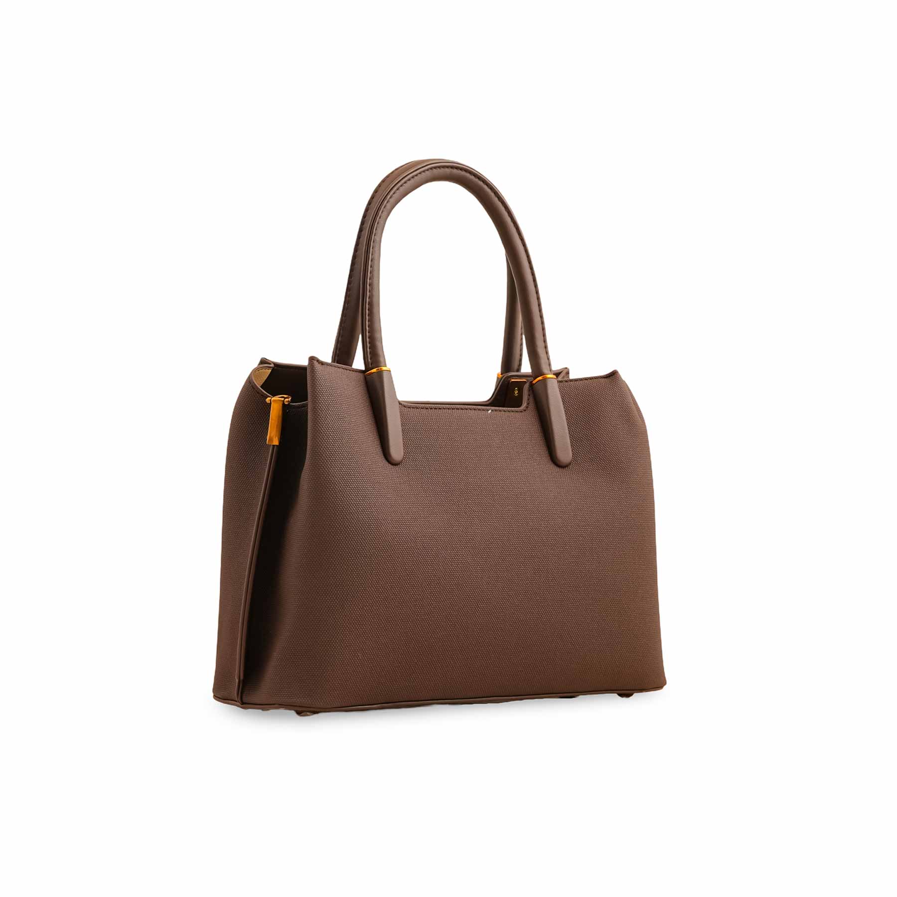 Brown Formal Hand Bag For Ladies P36378 - Image 3