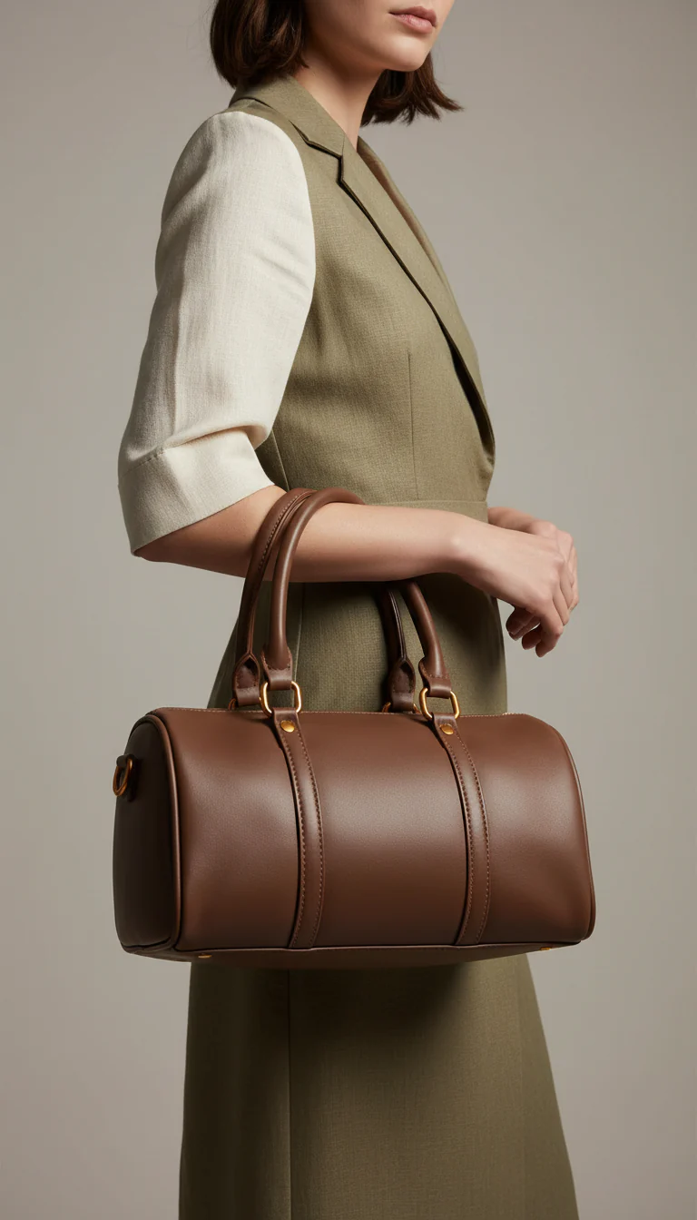 Brown Formal Hand Bag For Ladies P36478