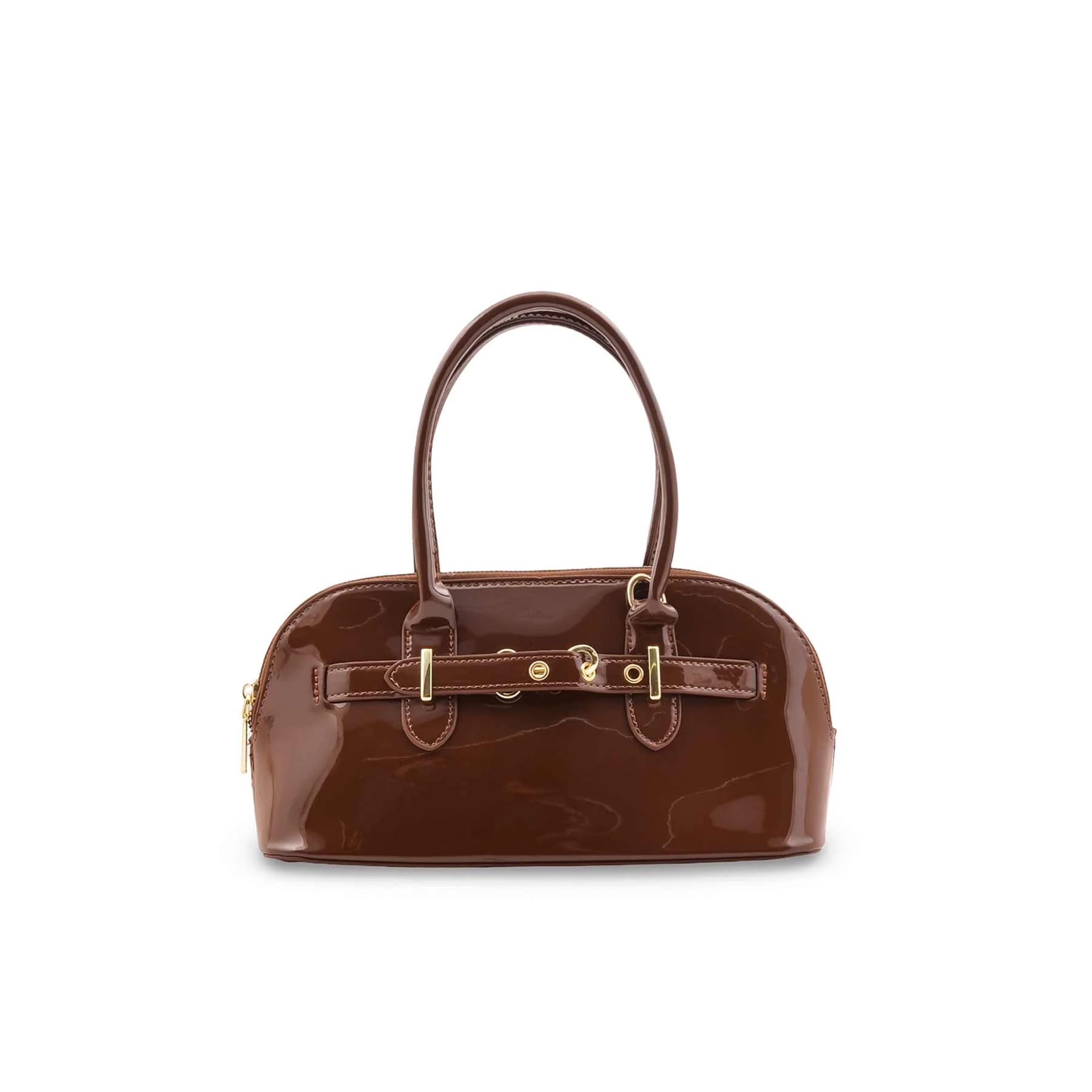 Brown Formal Hand Bag For Ladies P36487 - Image 2