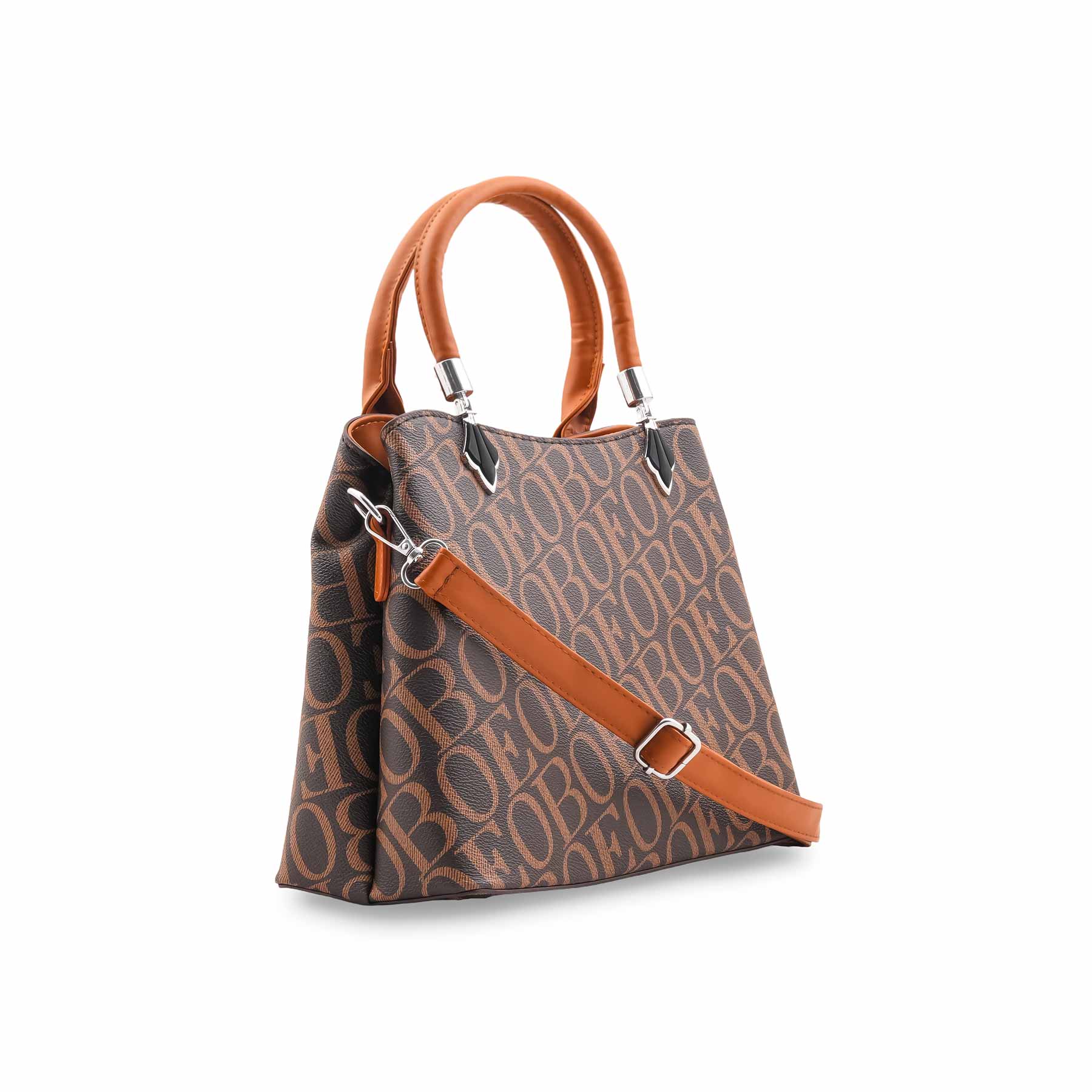 Brown Formal Hand Bag For Ladies P36532 - Image 3