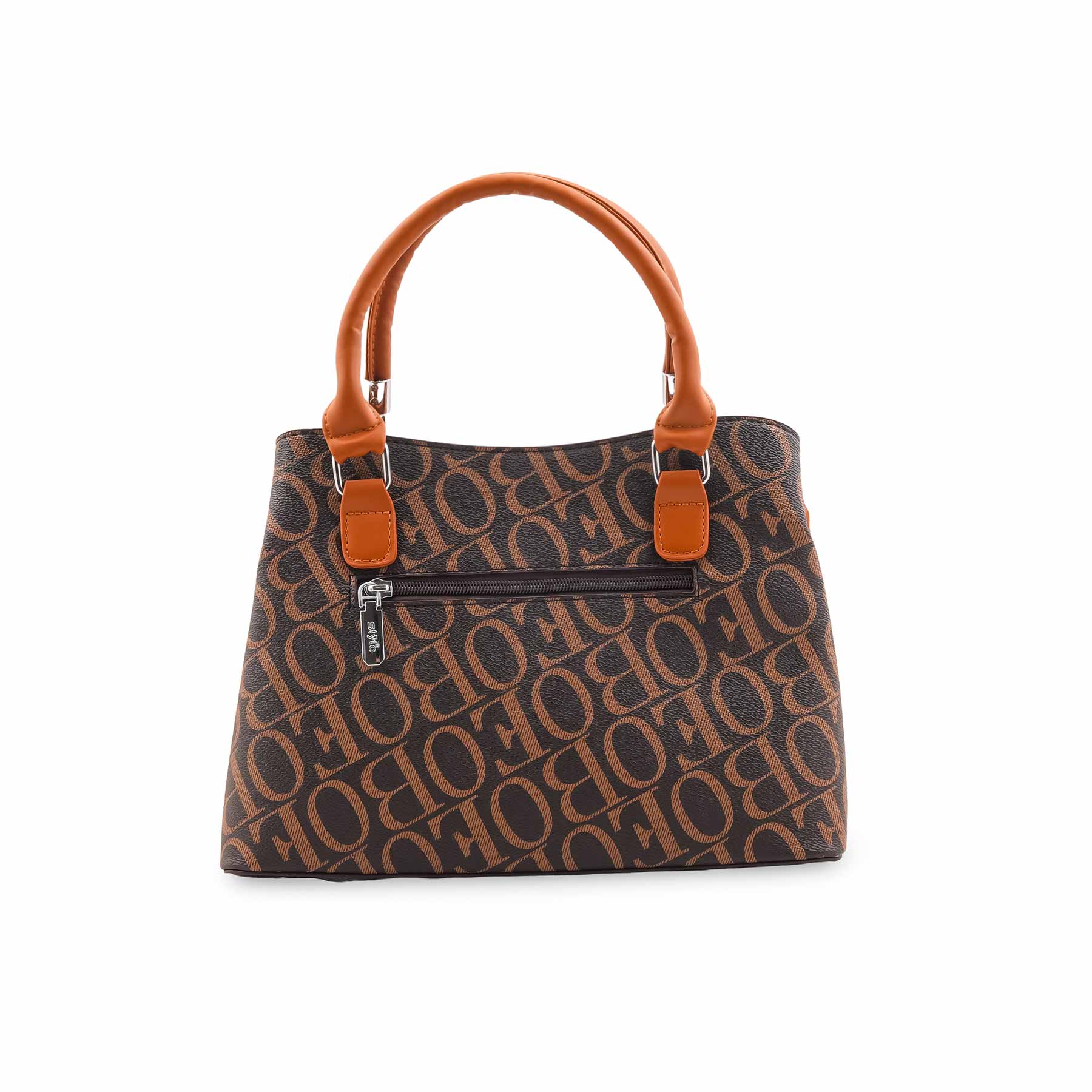 Brown Formal Hand Bag For Ladies P36532 - Image 4