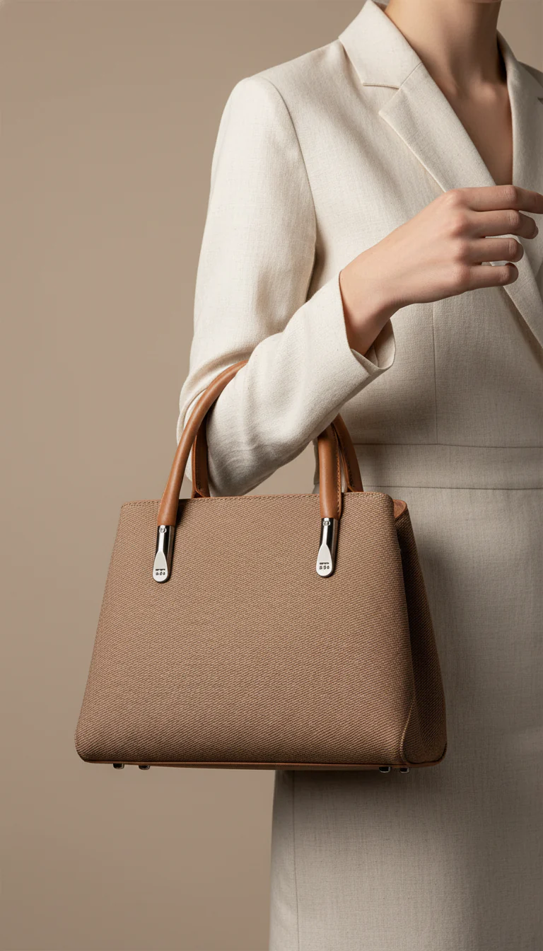 Brown Formal Hand Bag For Ladies P36534