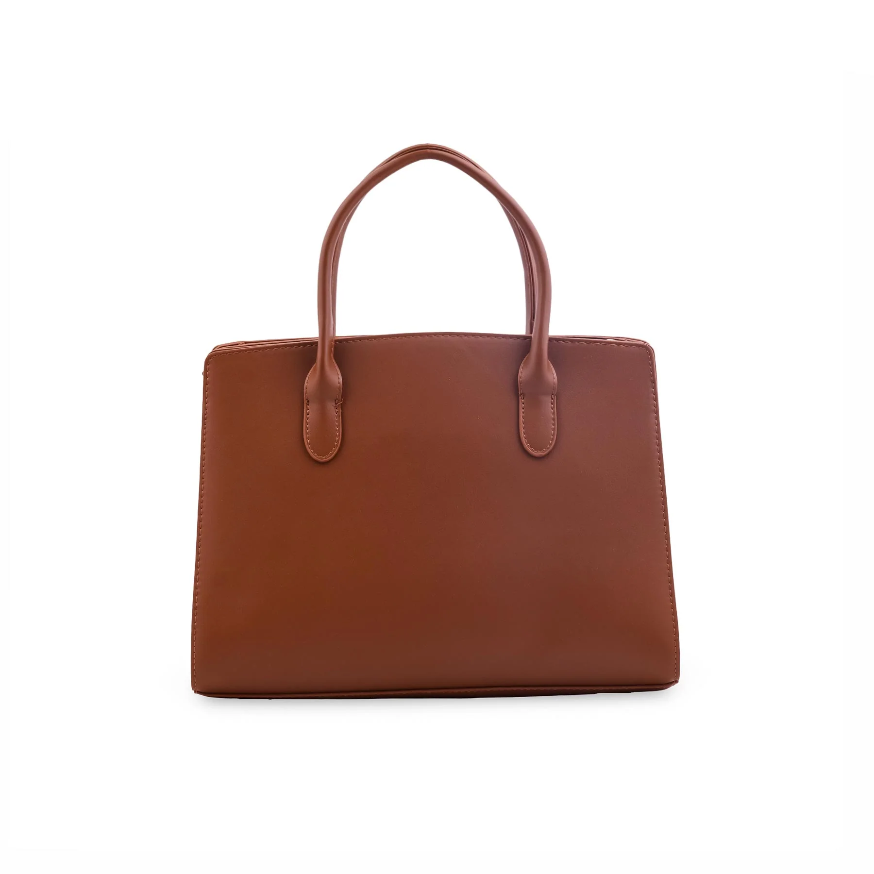 Brown Formal Hand Bag For Ladies P36565 - Image 4