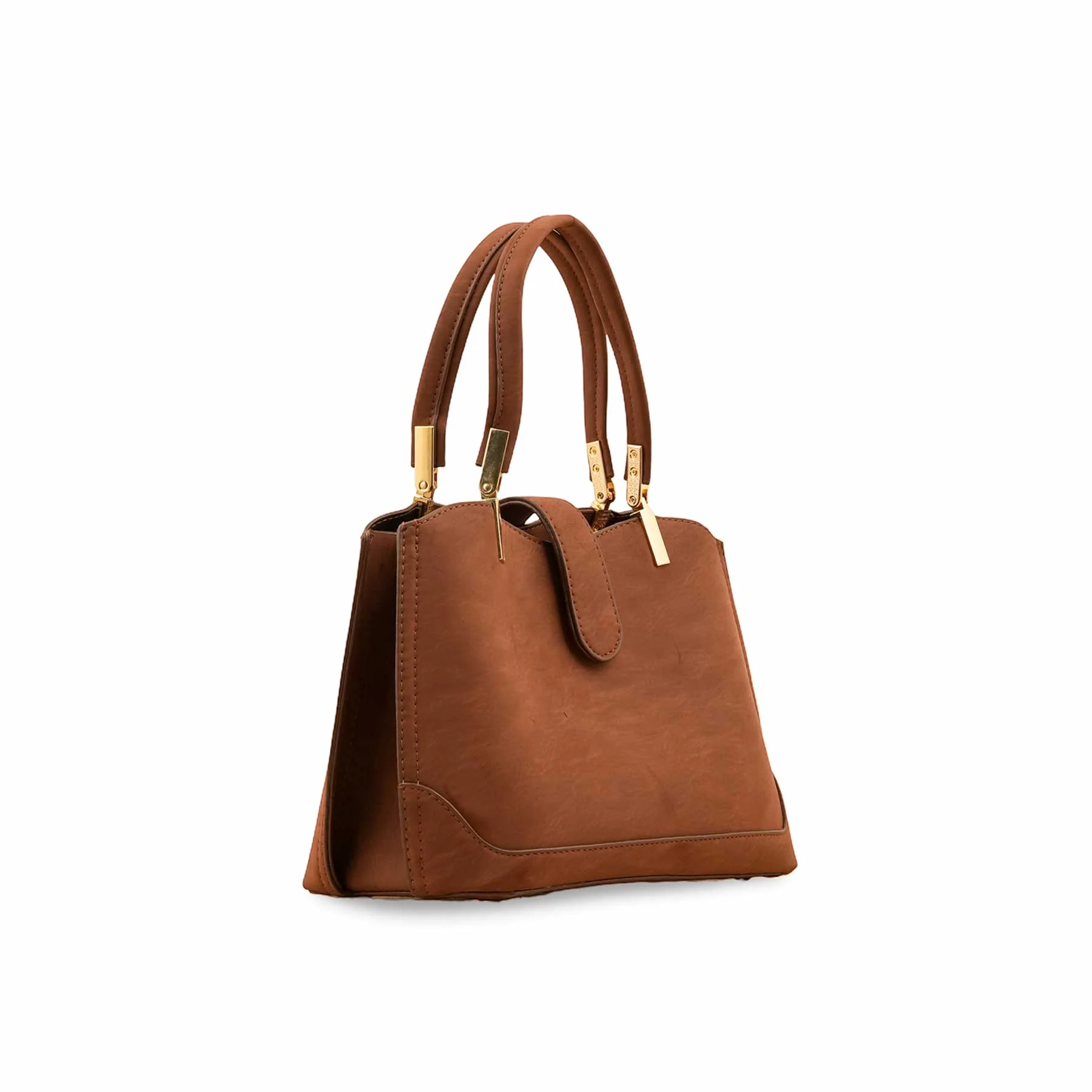 Brown Formal Hand Bag For Ladies P55736 - Image 2