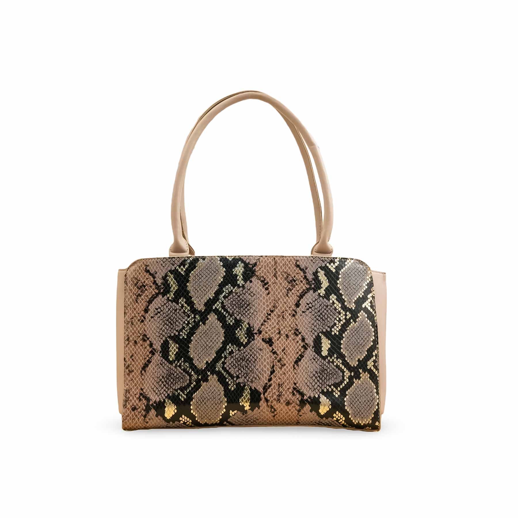 Brown Formal Hand Bag For Ladies P55855 - Image 4