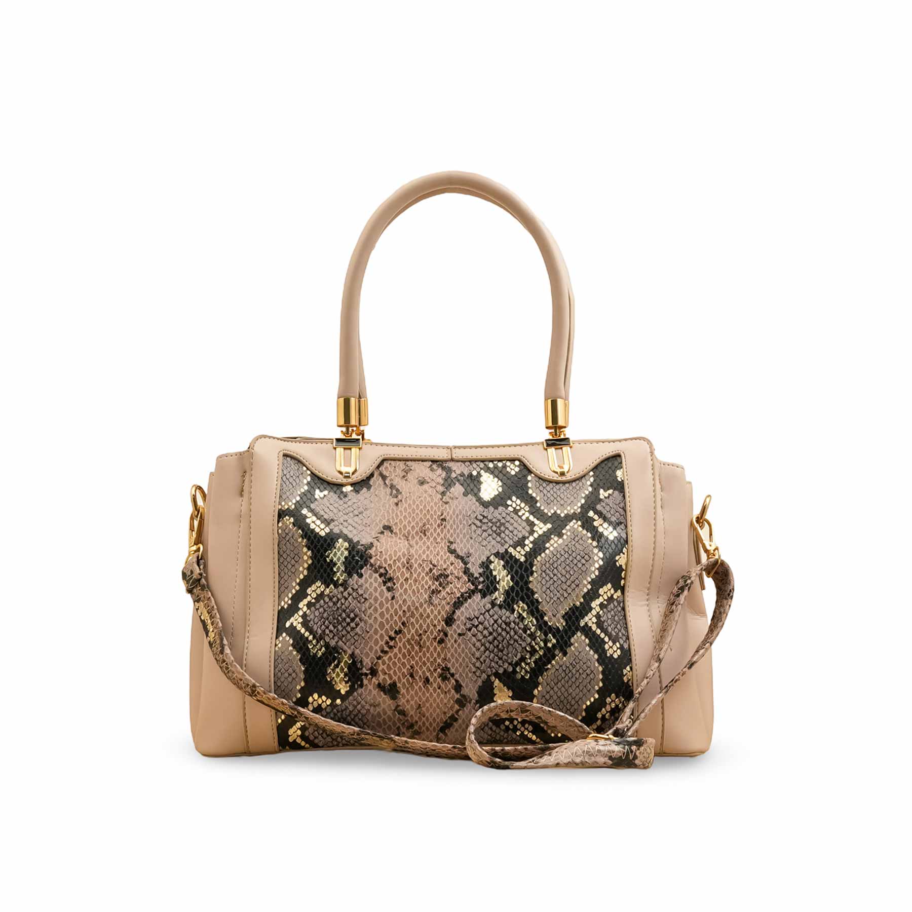 Brown Formal Hand Bag For Ladies P55858 - Image 2
