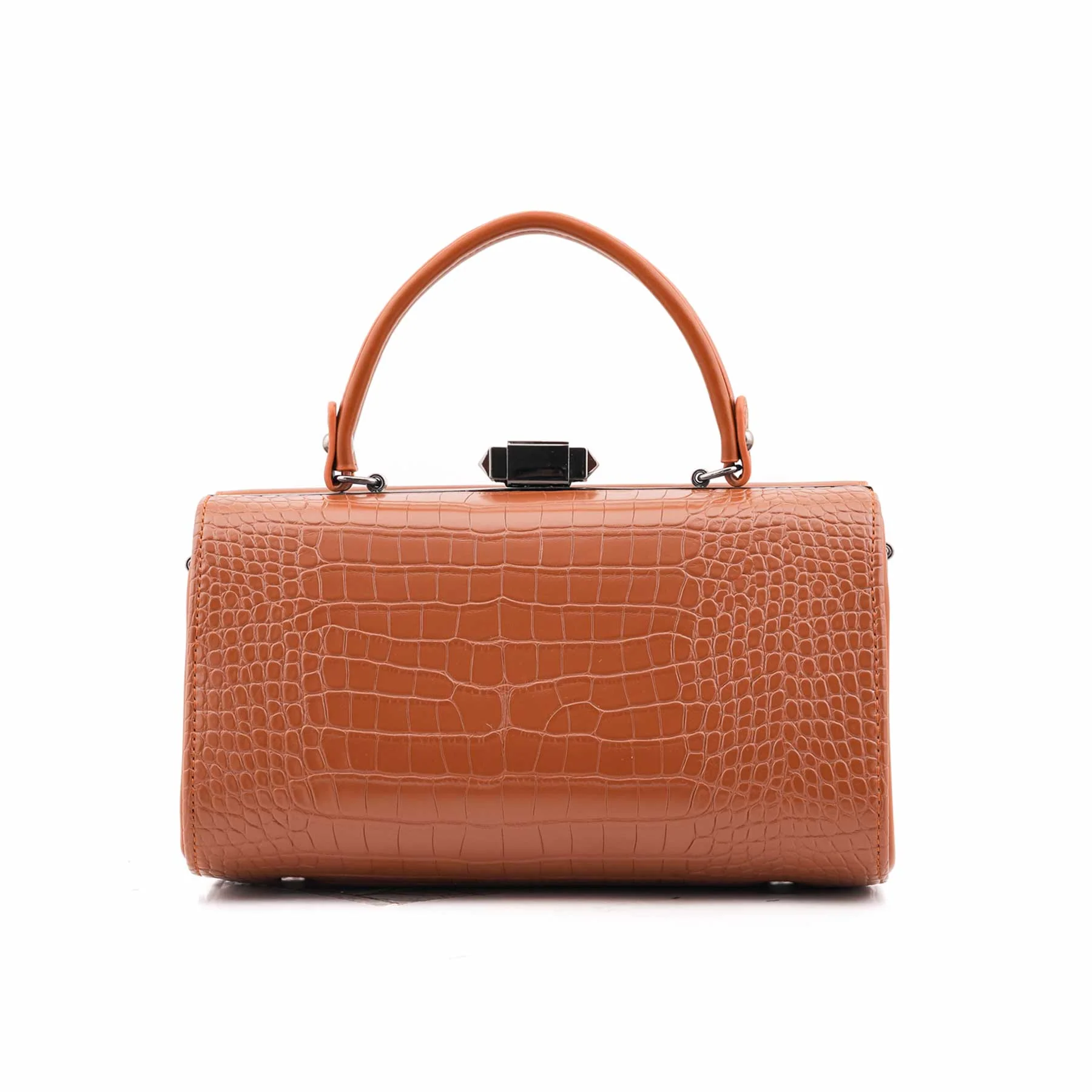 Brown Formal Hand Bag For Women P36465 - Image 4