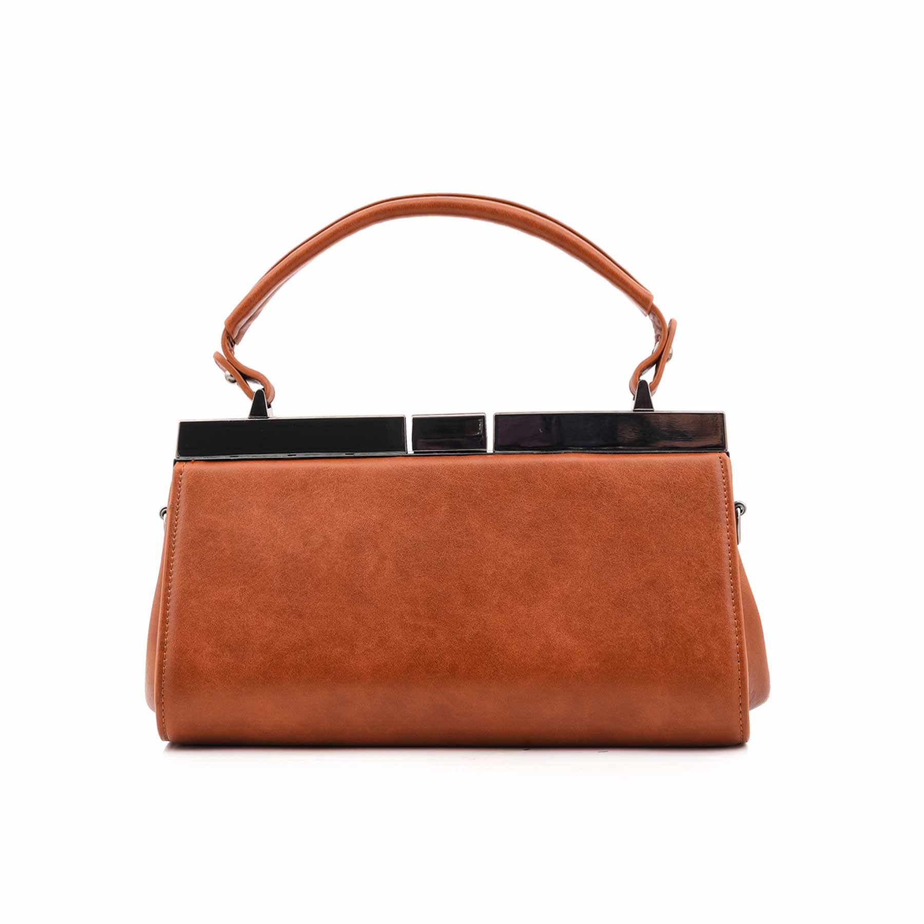 Brown Formal Hand Bag For Women P36470 - Image 4