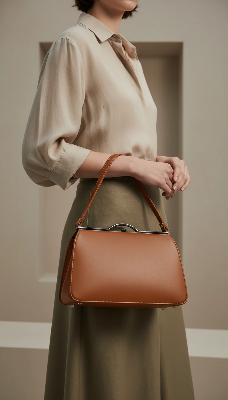 Brown Formal Hand Bag For Women P36472