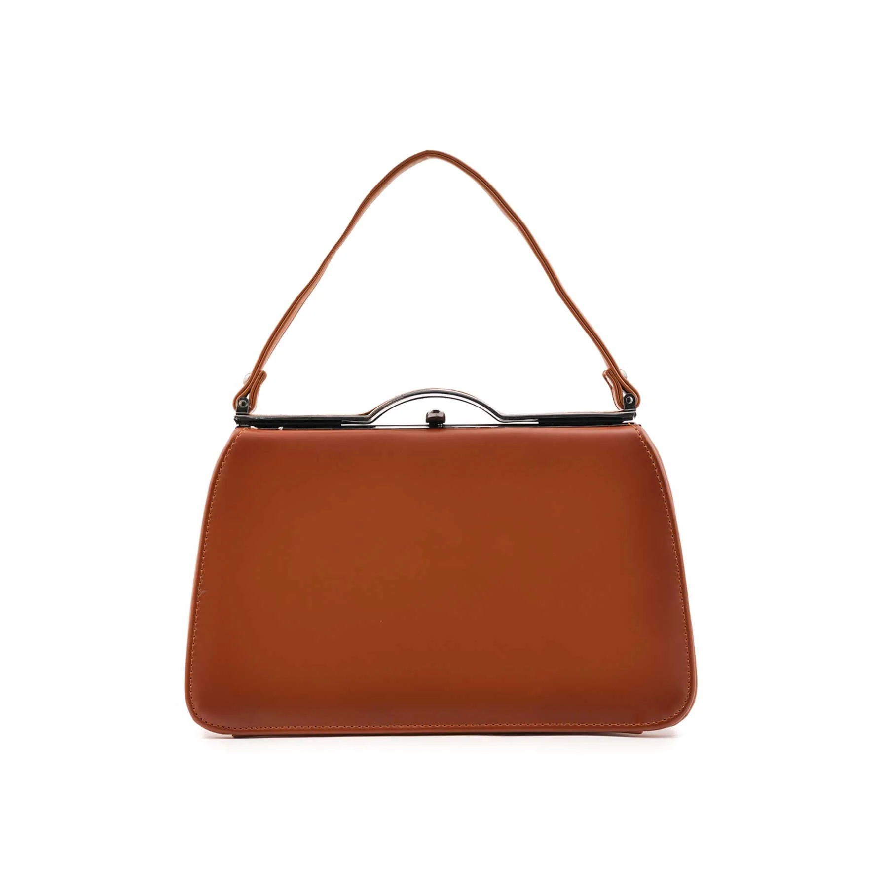 Brown Formal Hand Bag For Women P36472 - Image 2