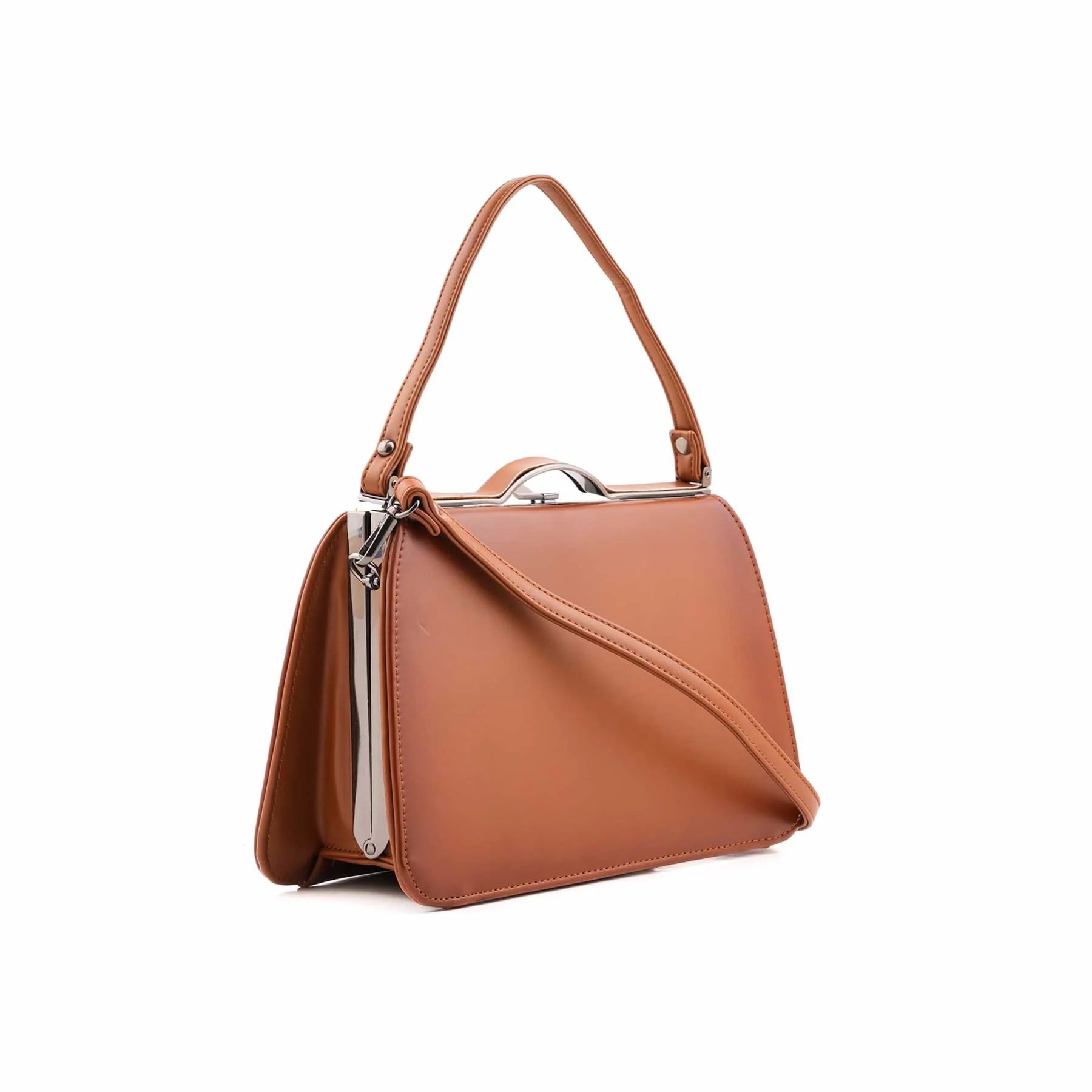 Brown Formal Hand Bag For Women P36472 - Image 3