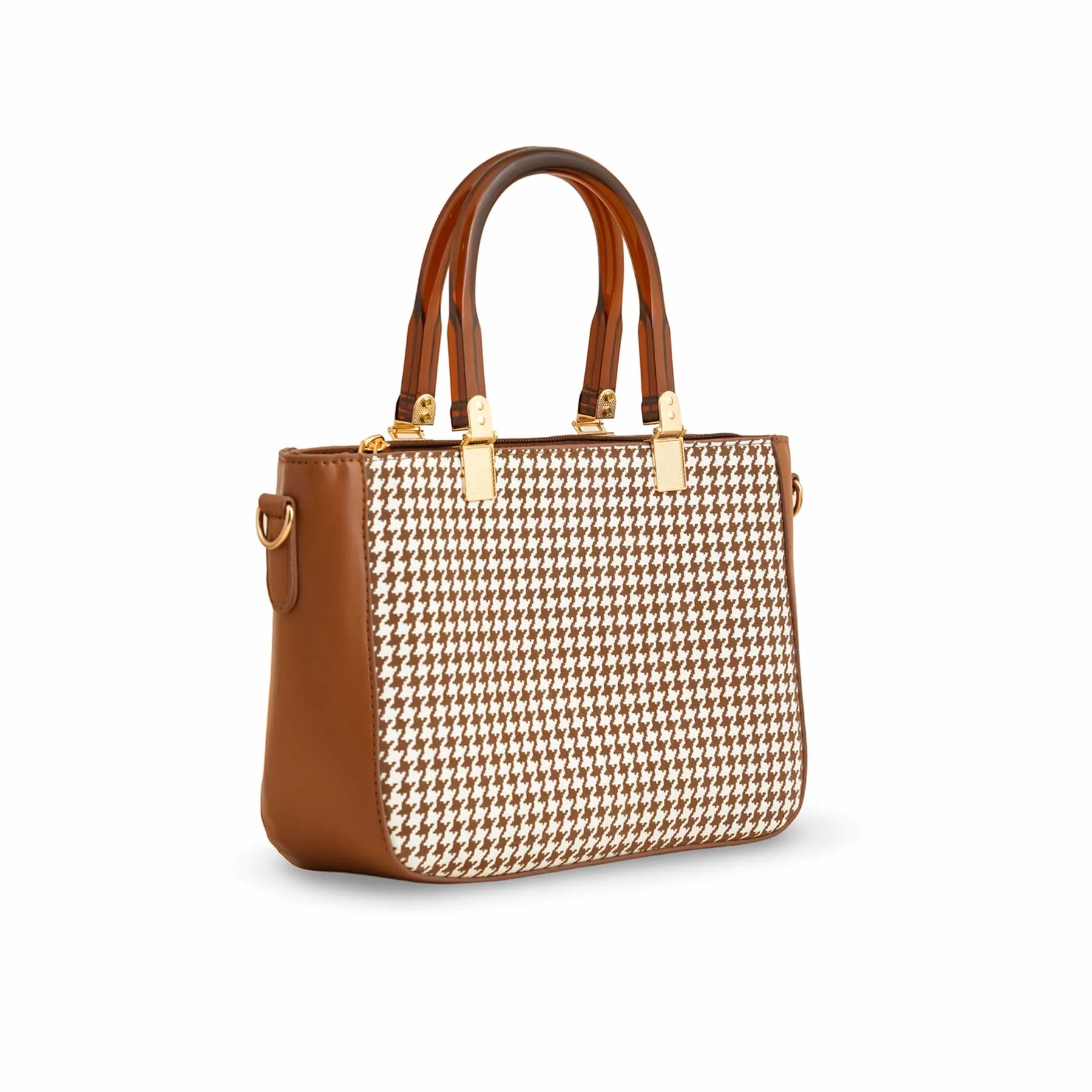 Brown Formal Hand Bag For Women P55647 - Image 2