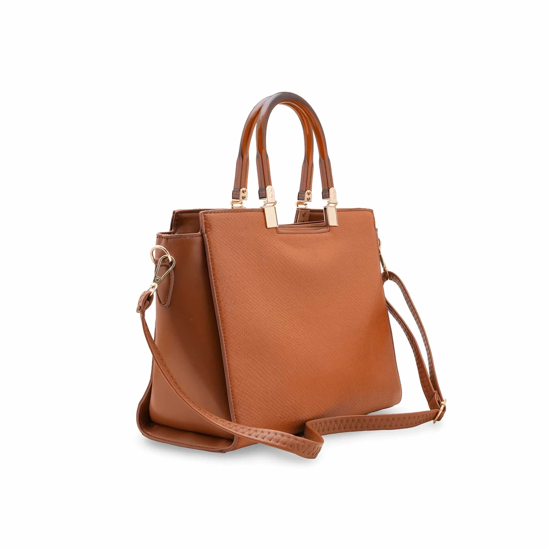 Brown Formal Hand Bag For Women P55828 - Image 3