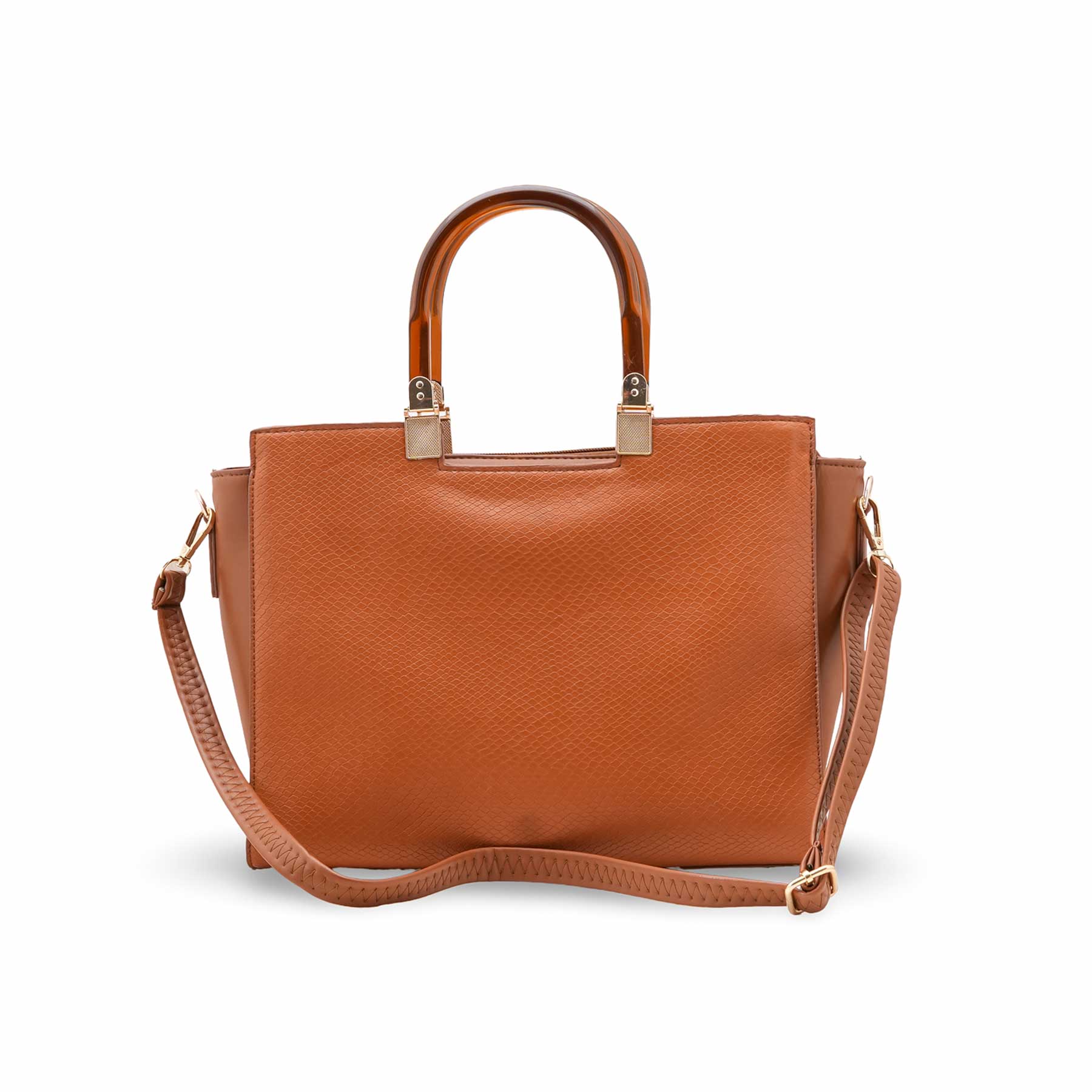 Brown Formal Hand Bag For Women P55828 - Image 4