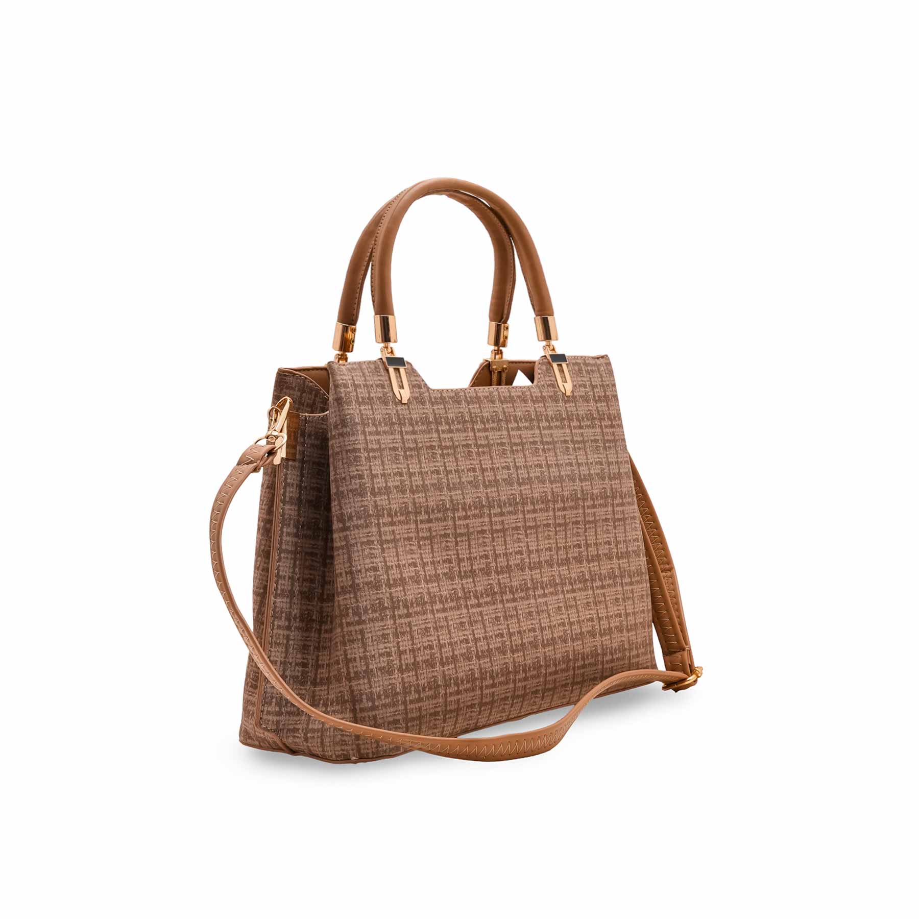 Brown Formal Hand Bag For Women P55846 - Image 3