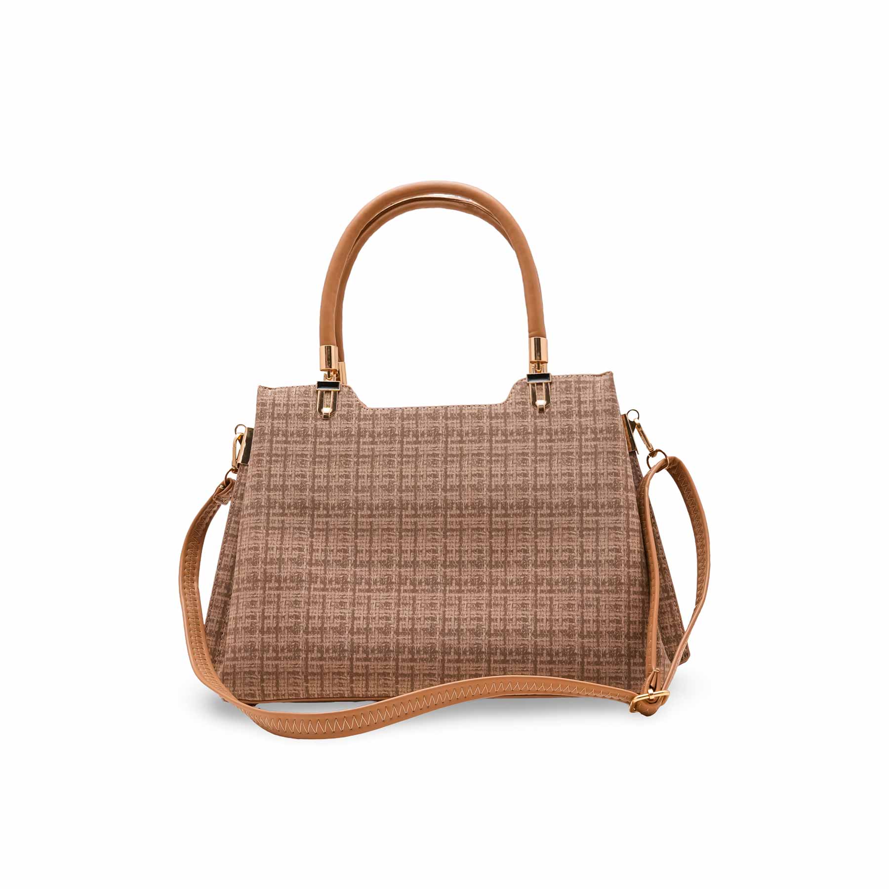 Brown Formal Hand Bag For Women P55846 - Image 4