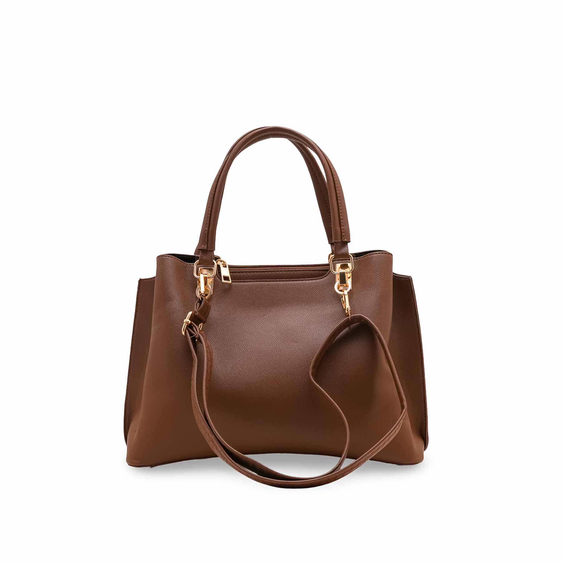 Brown Formal Hand Bag For Women P55847 - Image 4