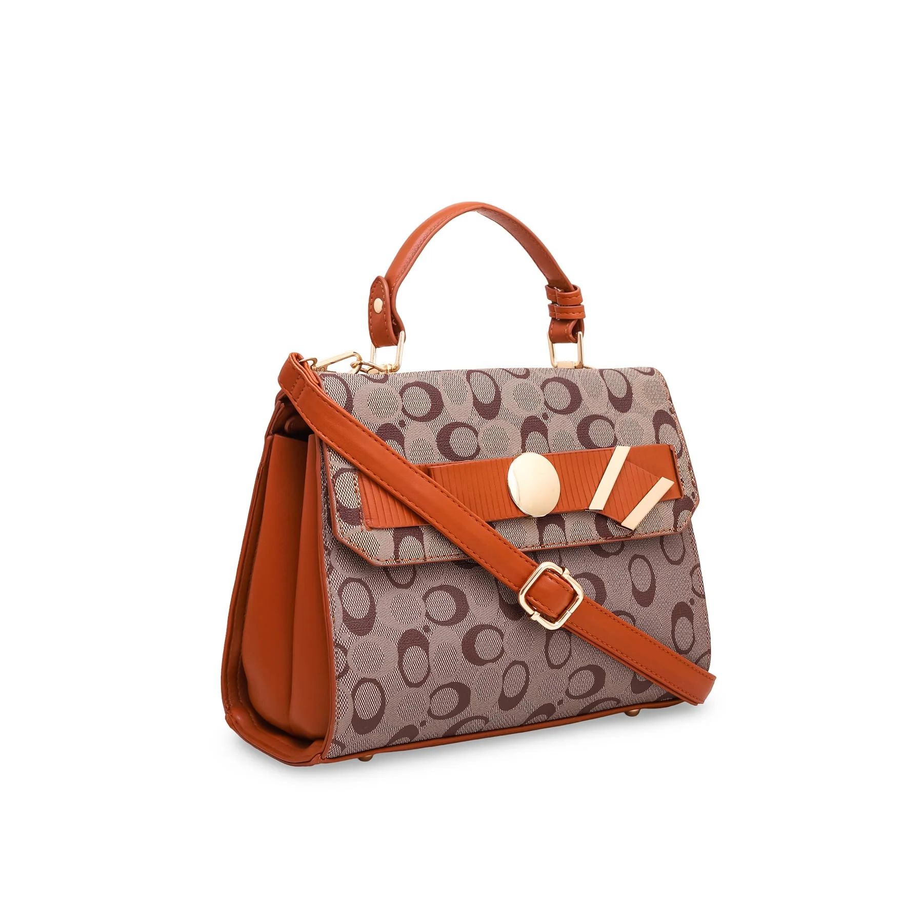 Brown Formal Hand Bag P36051 - Image 2