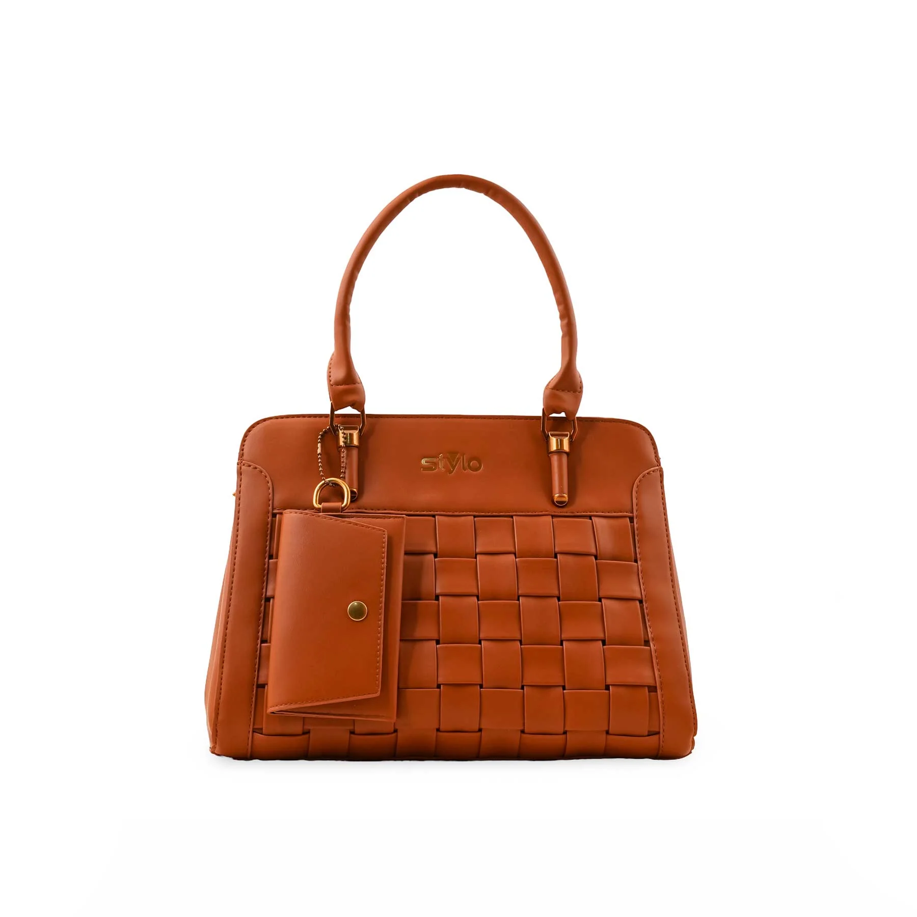 Brown Formal Hand Bag P36154 - Image 2