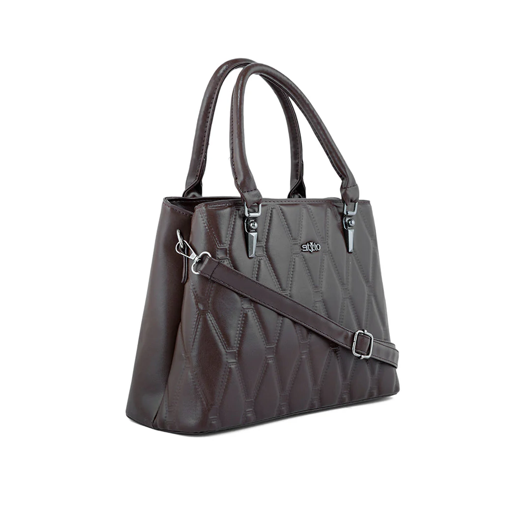 Brown Formal Hand Bag P36249 - Image 2