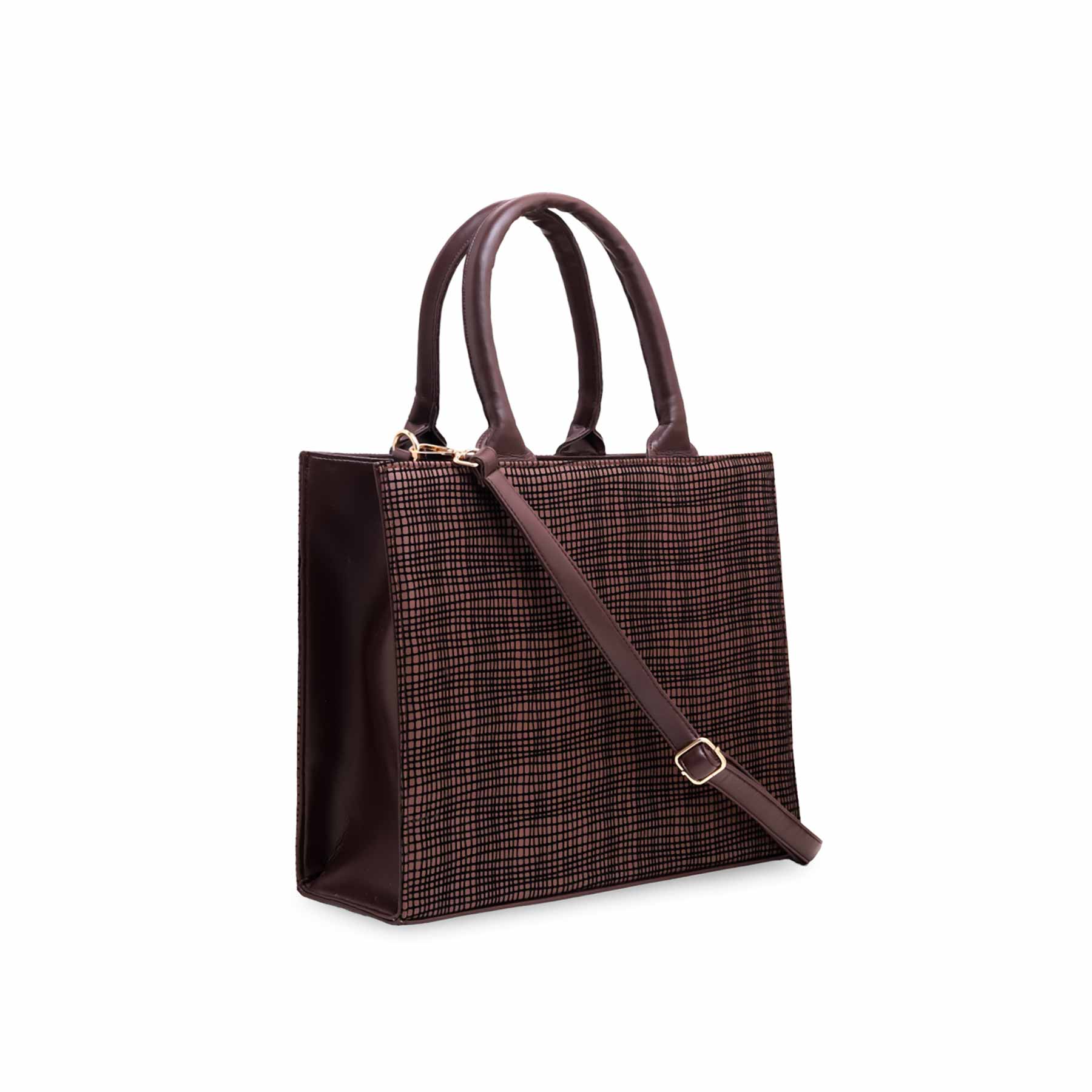 Brown Formal Hand Bag P55574 - Image 2