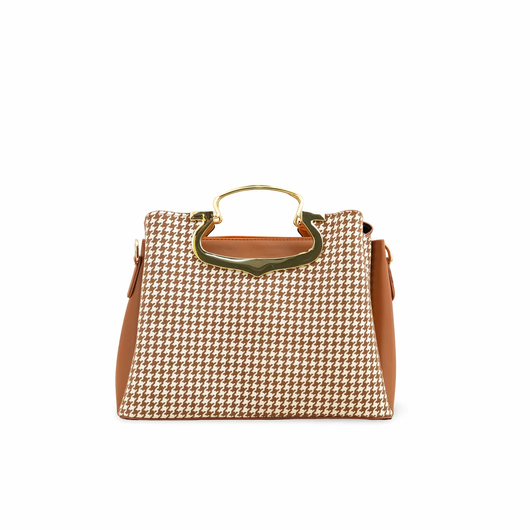 Brown Formal Hand Bag P55649 - Image 3