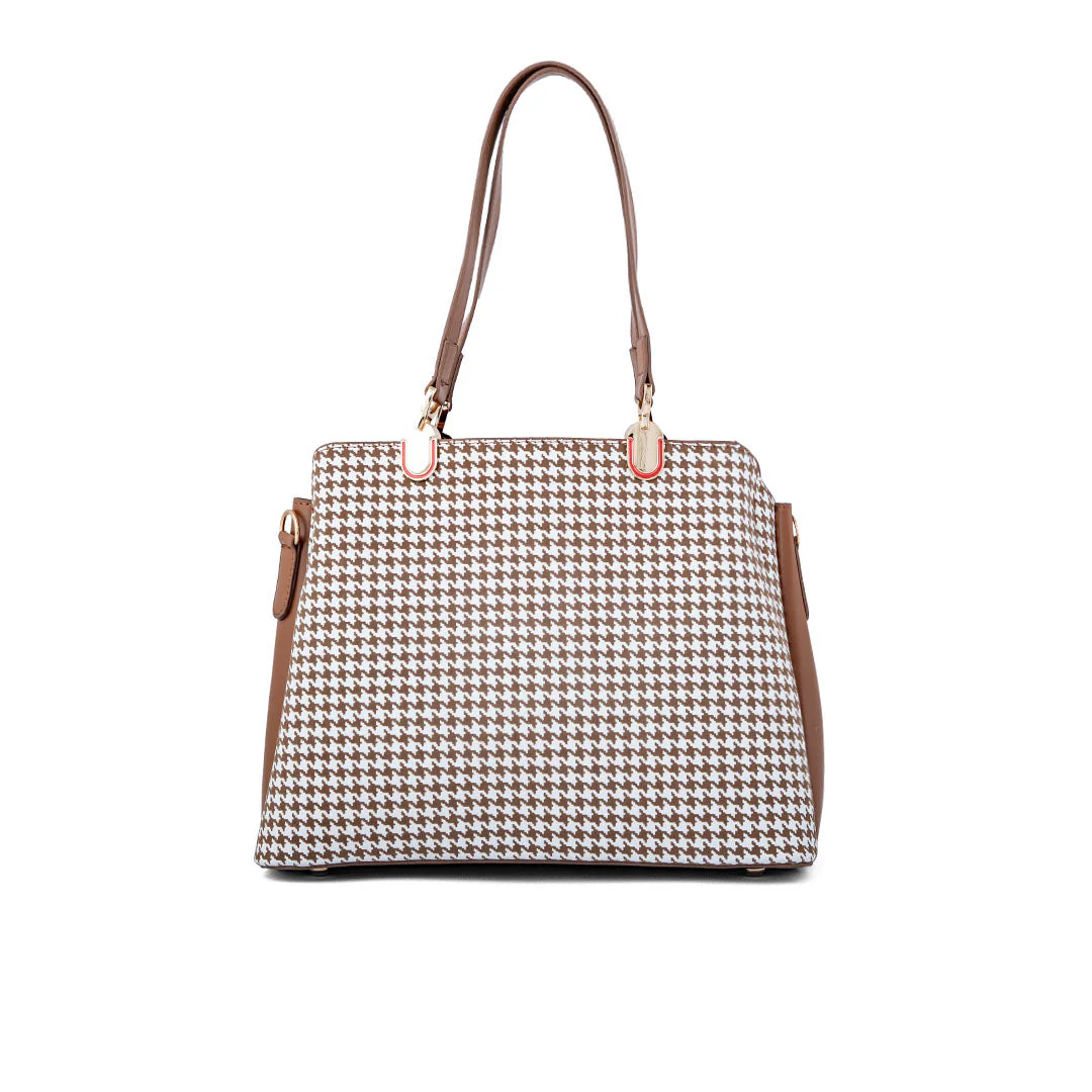 Brown Formal Hand Bag P55651