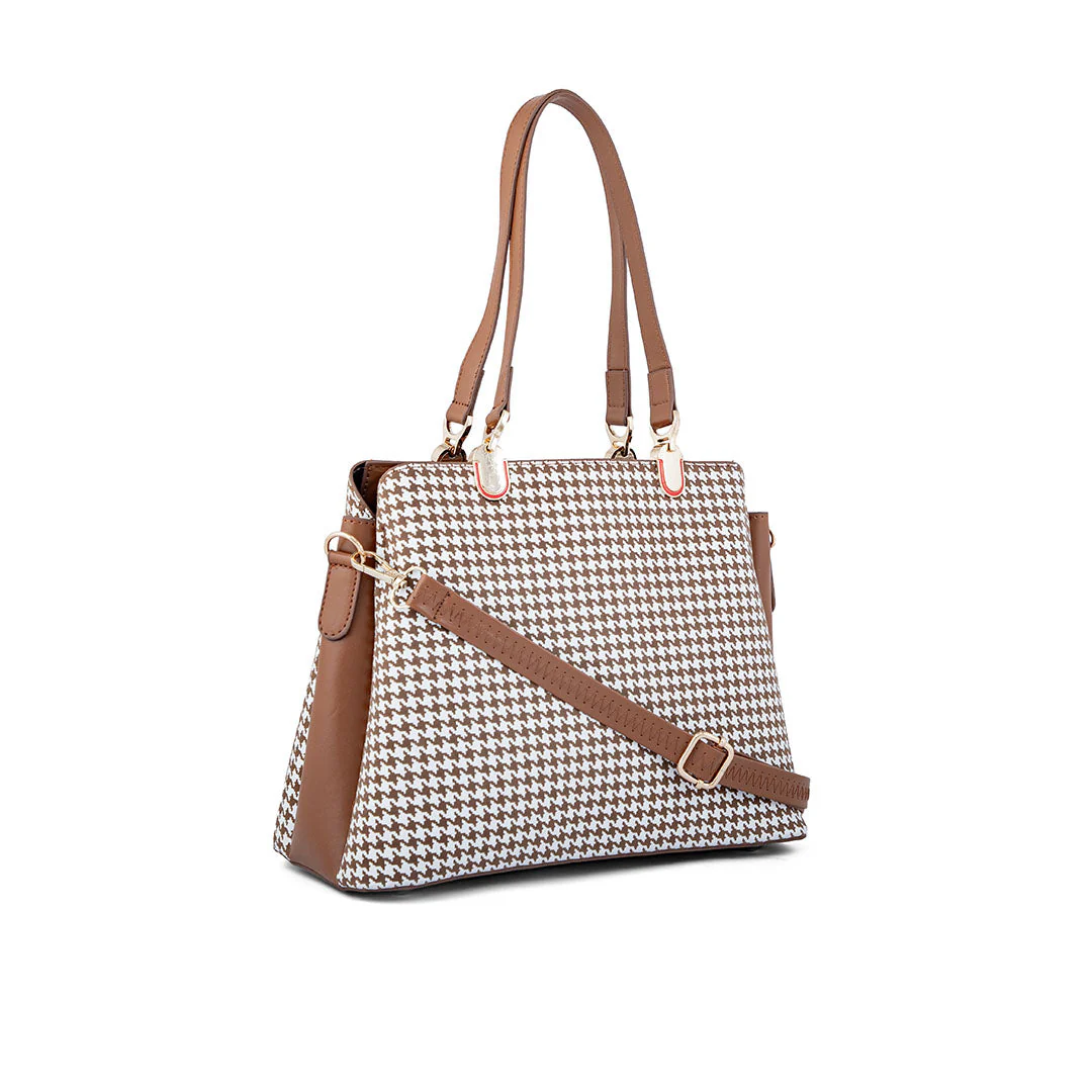Brown Formal Hand Bag P55651 - Image 2