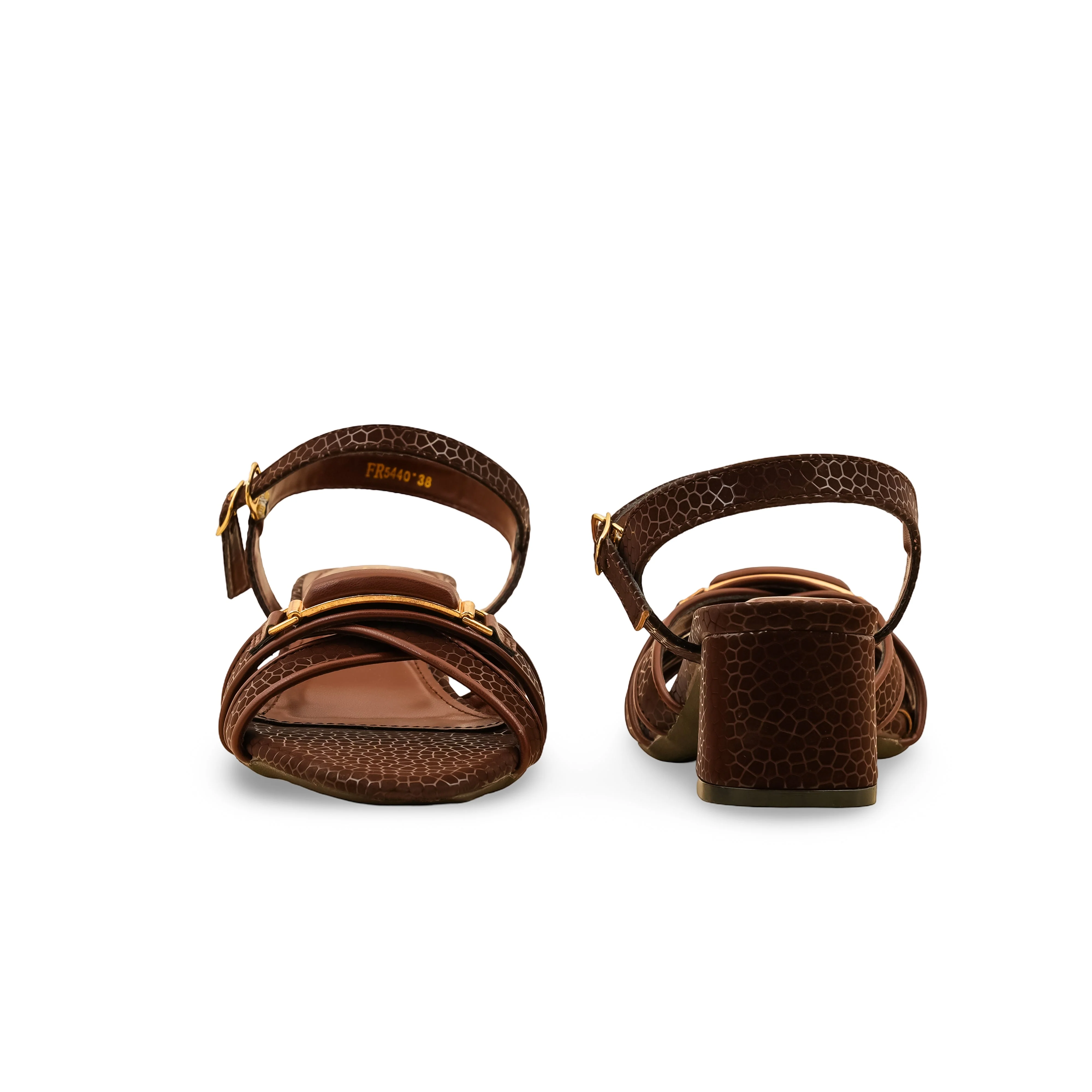 Brown Formal Sandal For Ladies FR5440 - Image 4