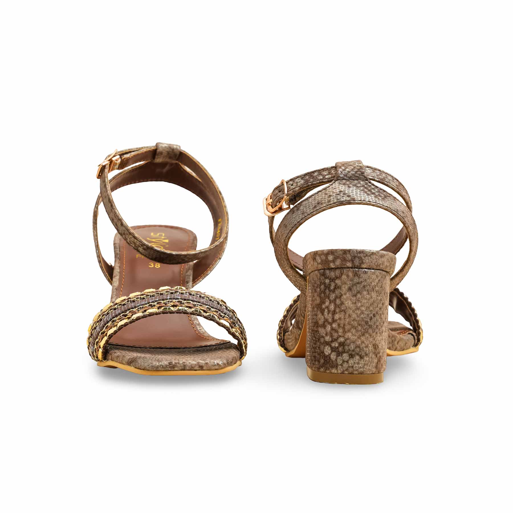 Brown Formal Sandal FR5407 - Image 4