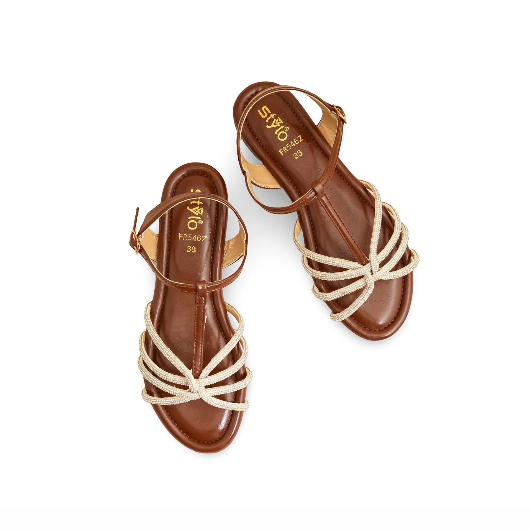 Brown Formal Sandal FR5462 - Image 5