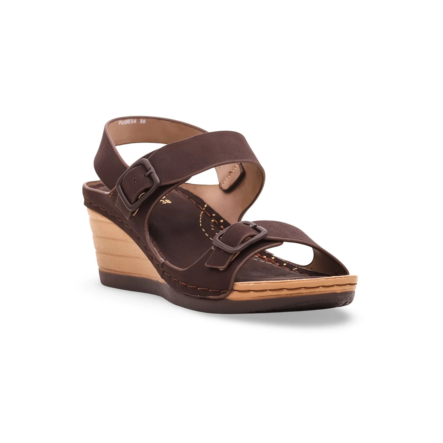 Brown Formal Sandal PU0034 - Image 2