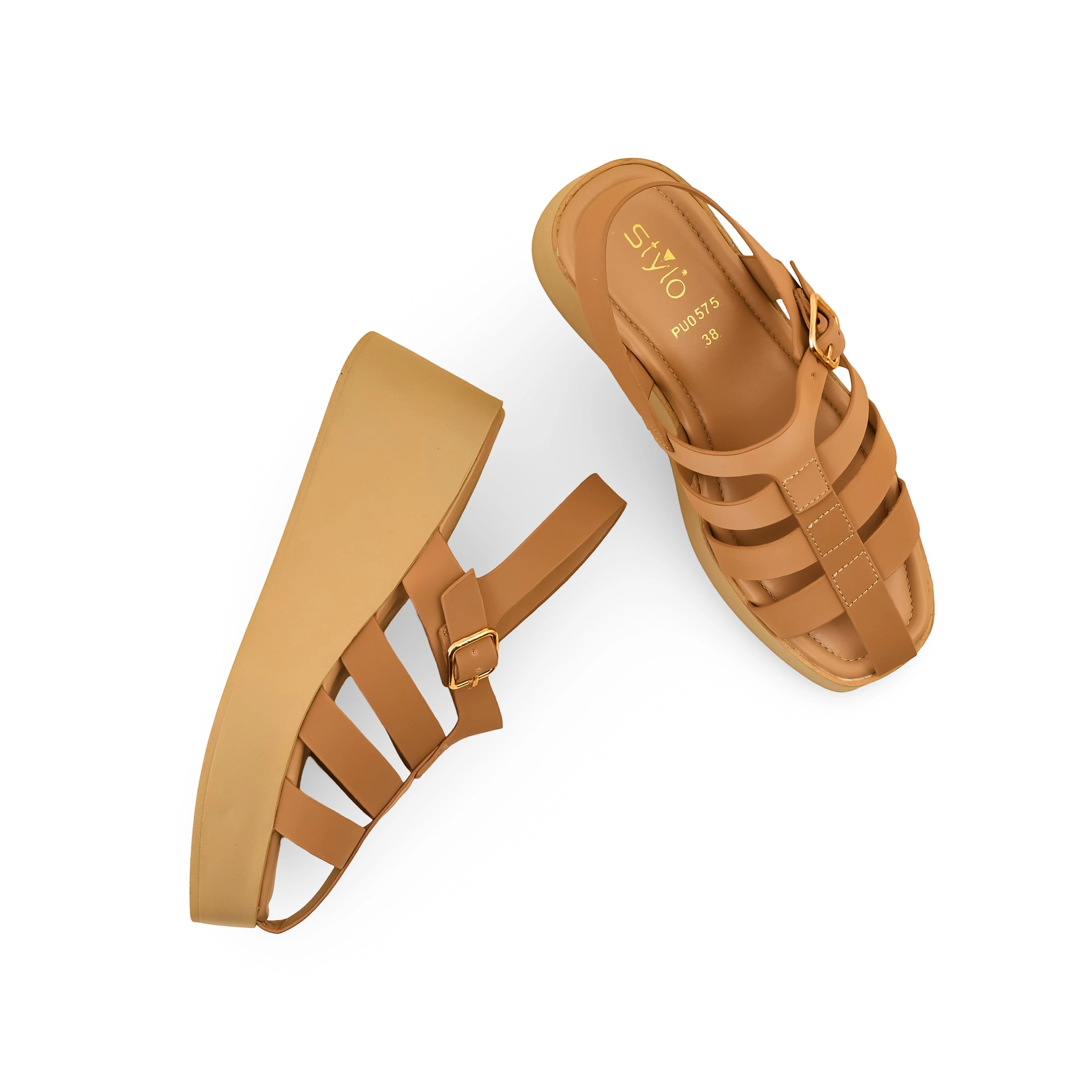 Brown Formal Sandal PU0575 - Image 5