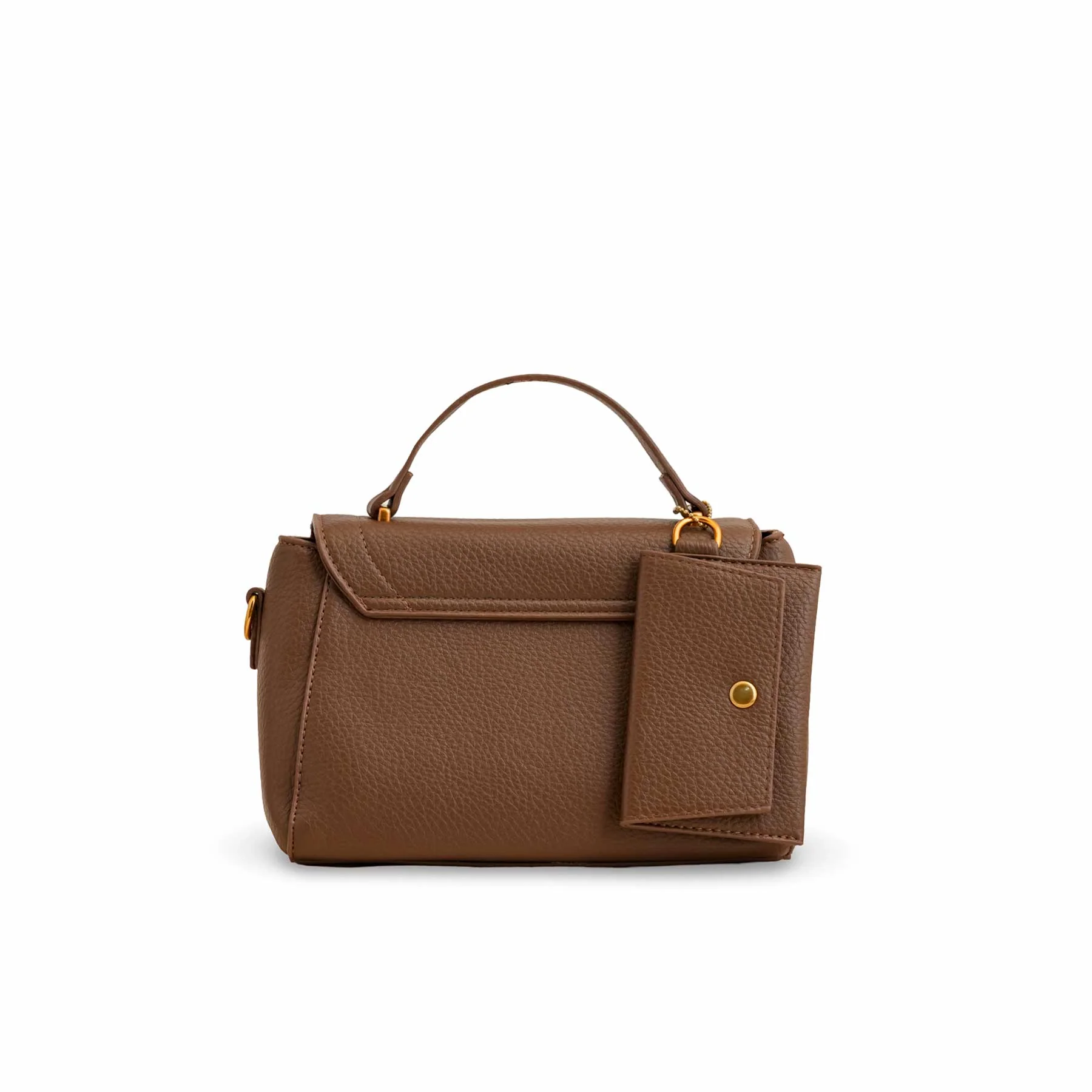 Brown Formal Shoulder Bag For Ladies P36140 - Image 2