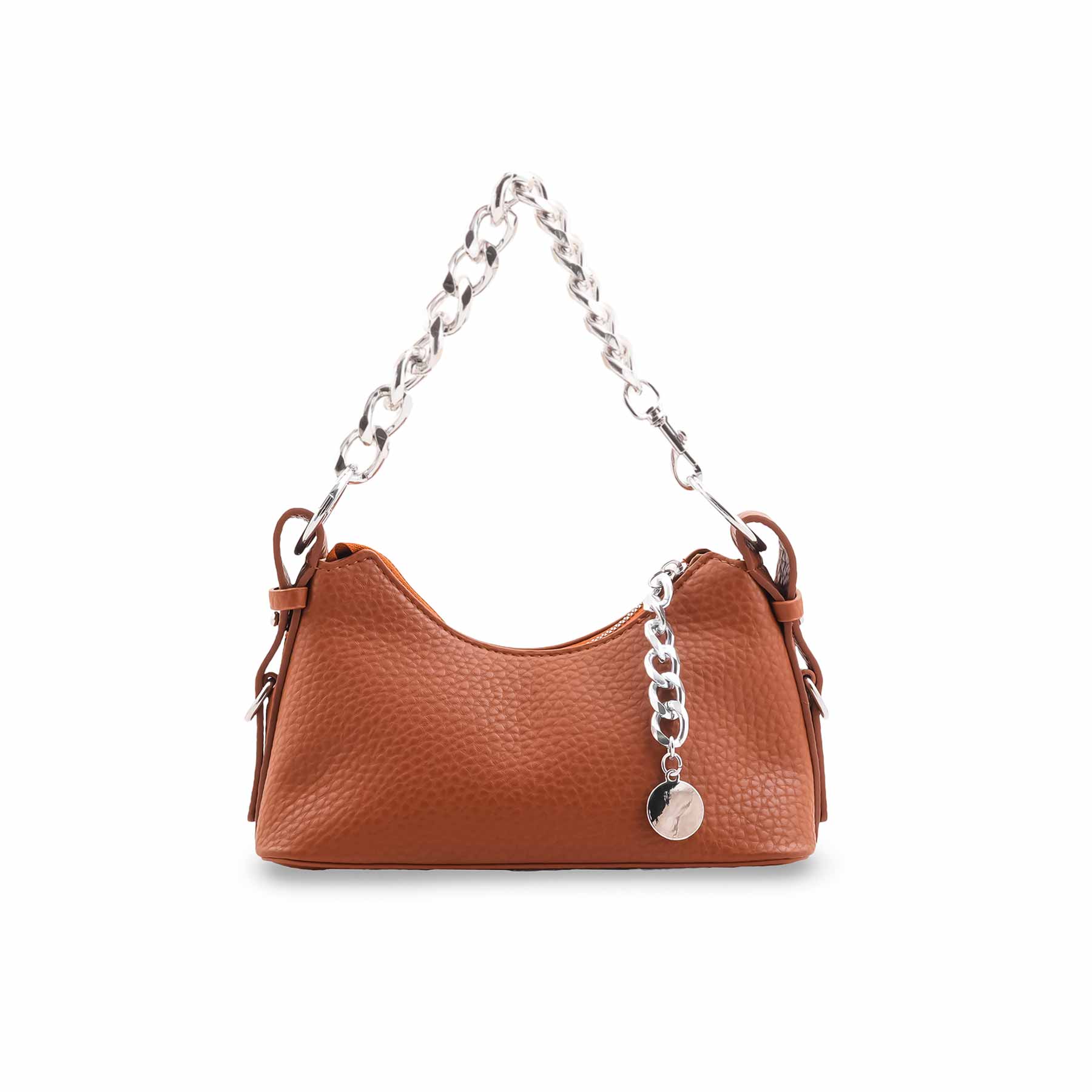 Brown Formal Shoulder Bag For Ladies P36422 - Image 2